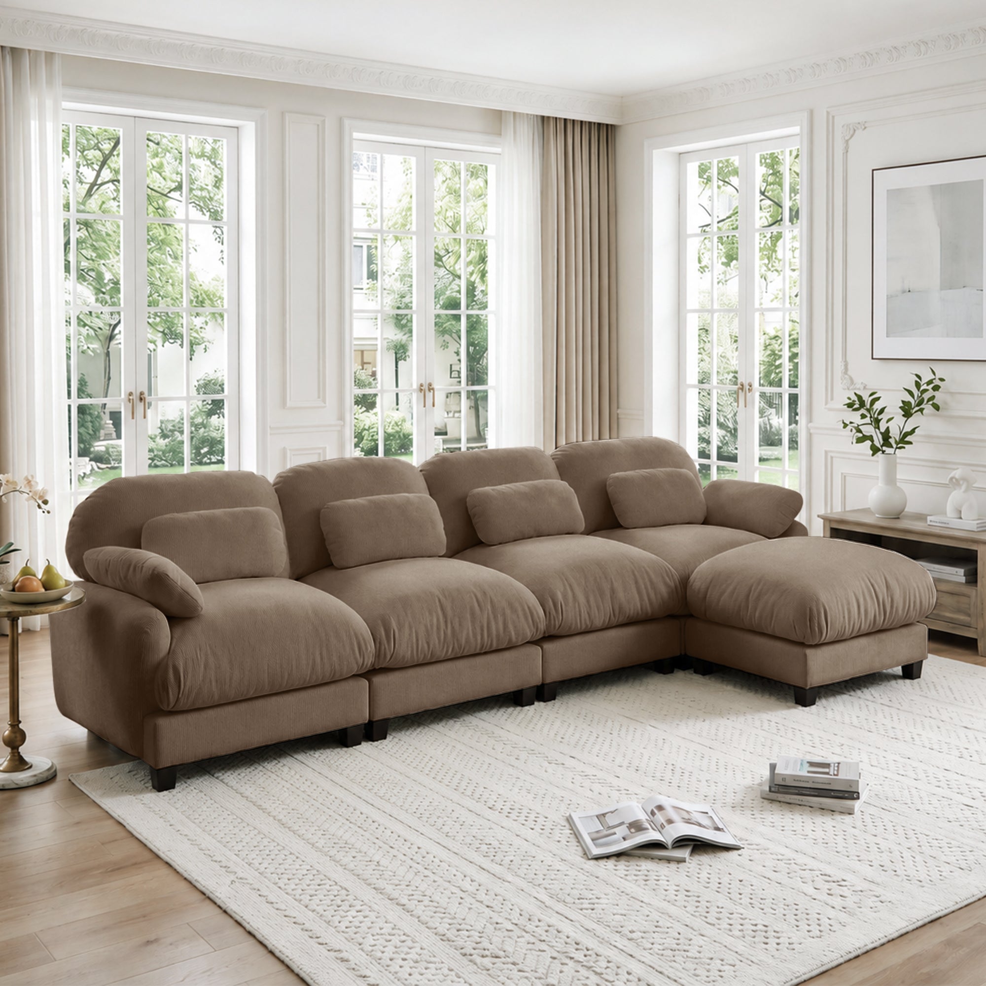 Cloudmere Modern Chenille Modular Sofa