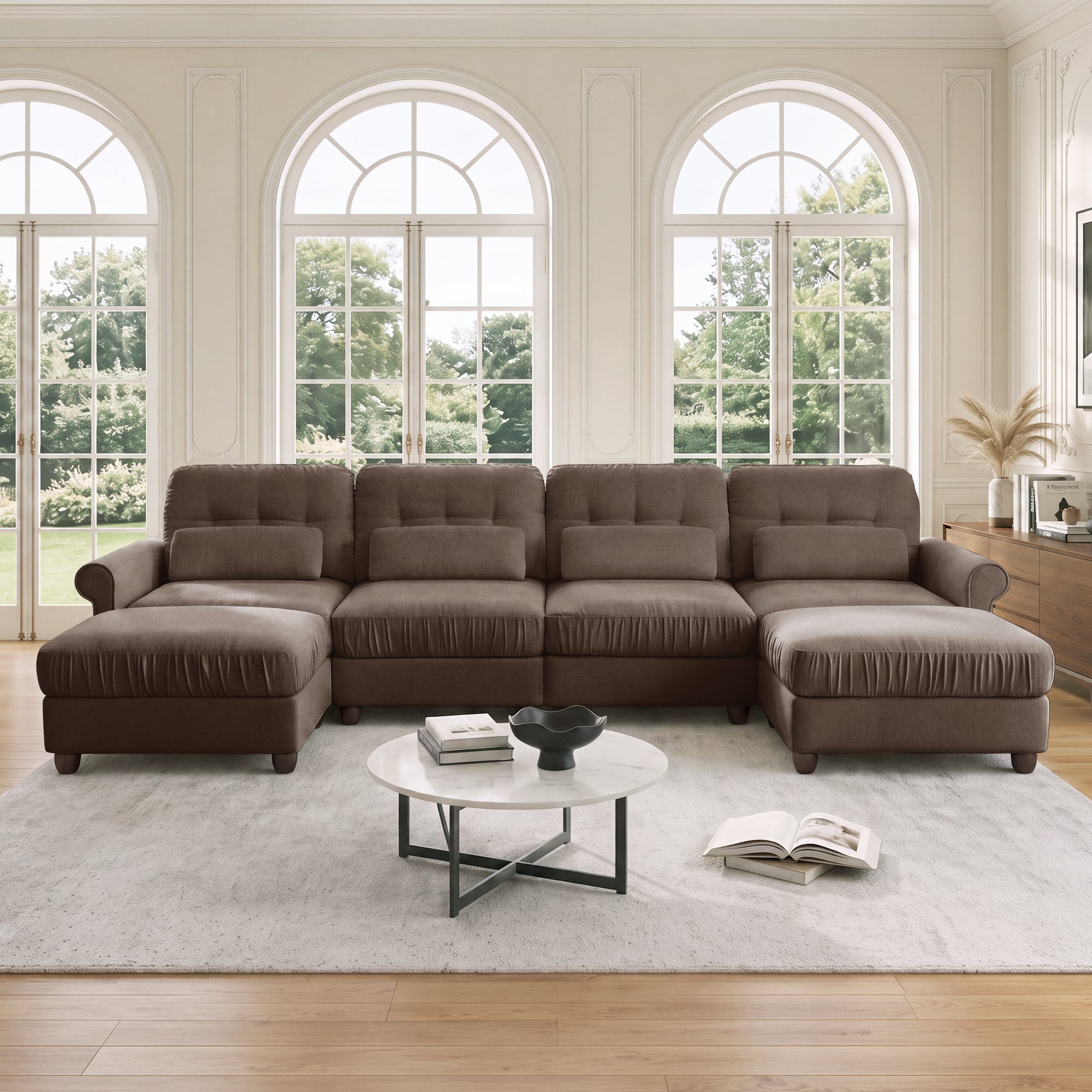 Roselle Classic Chenille Modular Sofa
