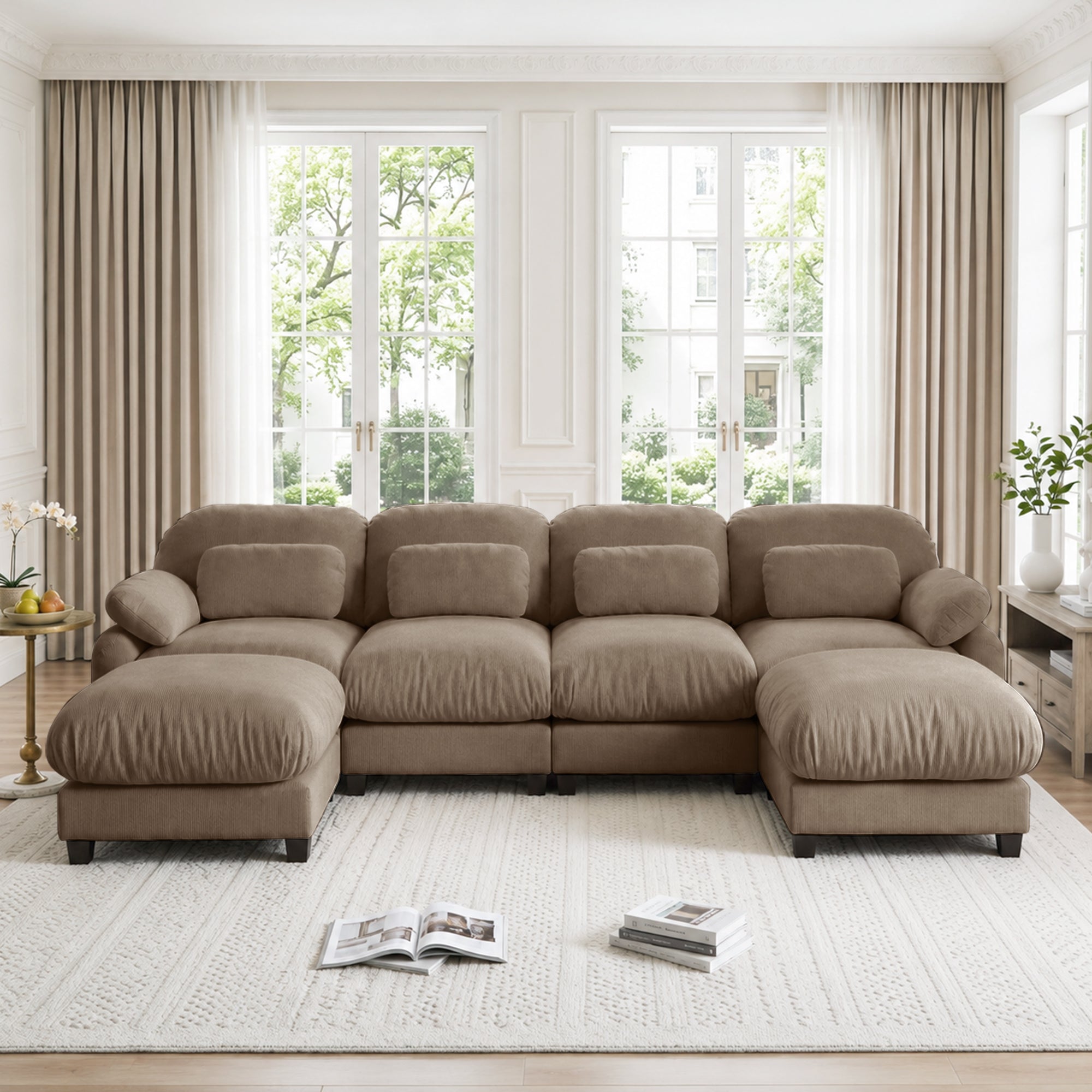 Cloudmere Modern Chenille Modular Sofa