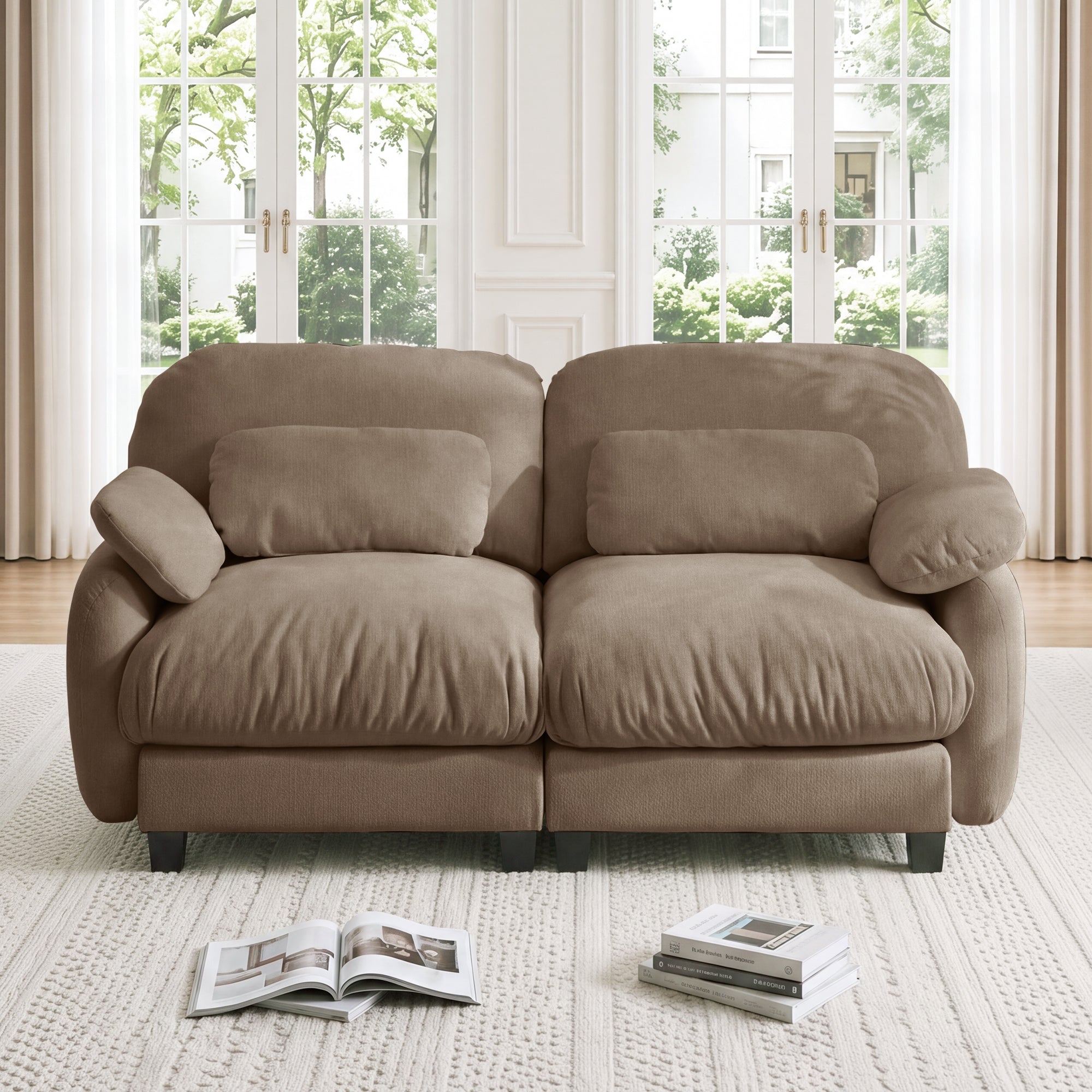 Cloudmere Modern Chenille Modular Sofa