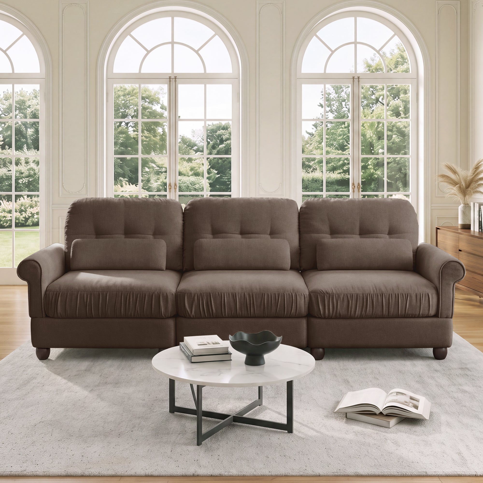 Roselle Classic Chenille Modular Sofa