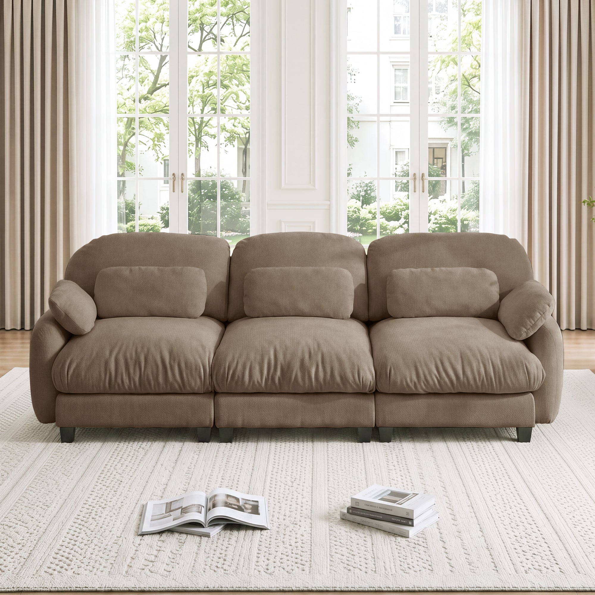 Cloudmere Modern Chenille Modular Sofa