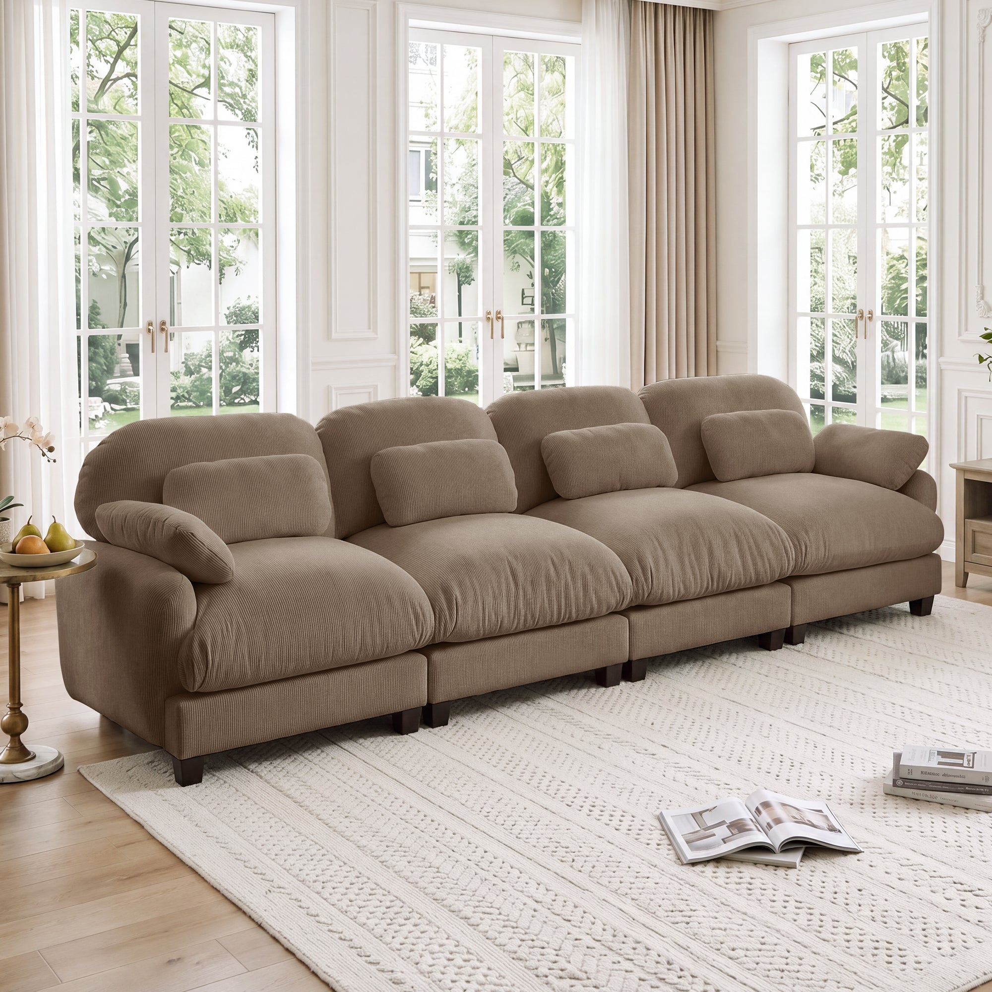 Cloudmere Modern Chenille Modular Sofa