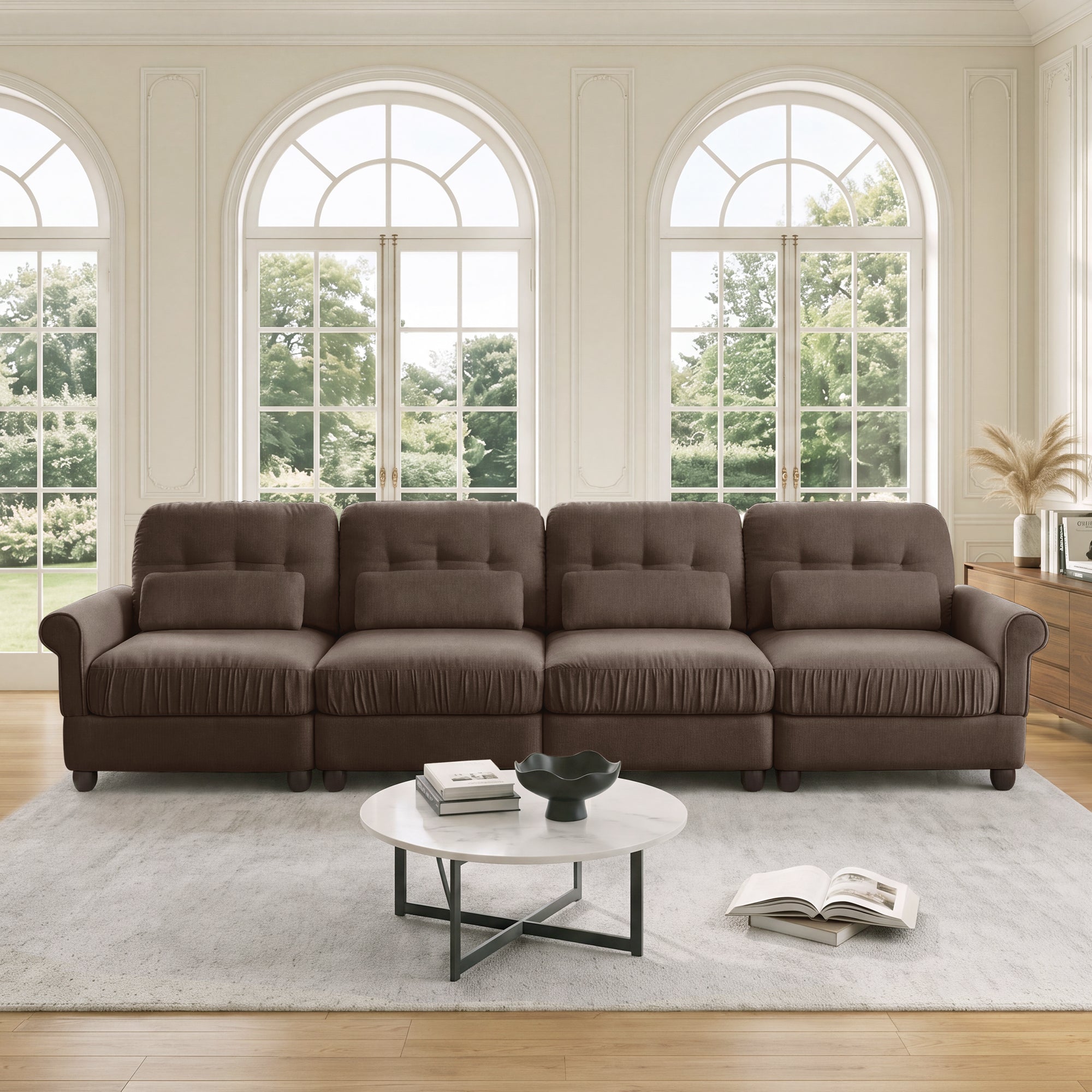 Roselle Classic Chenille Modular Sofa
