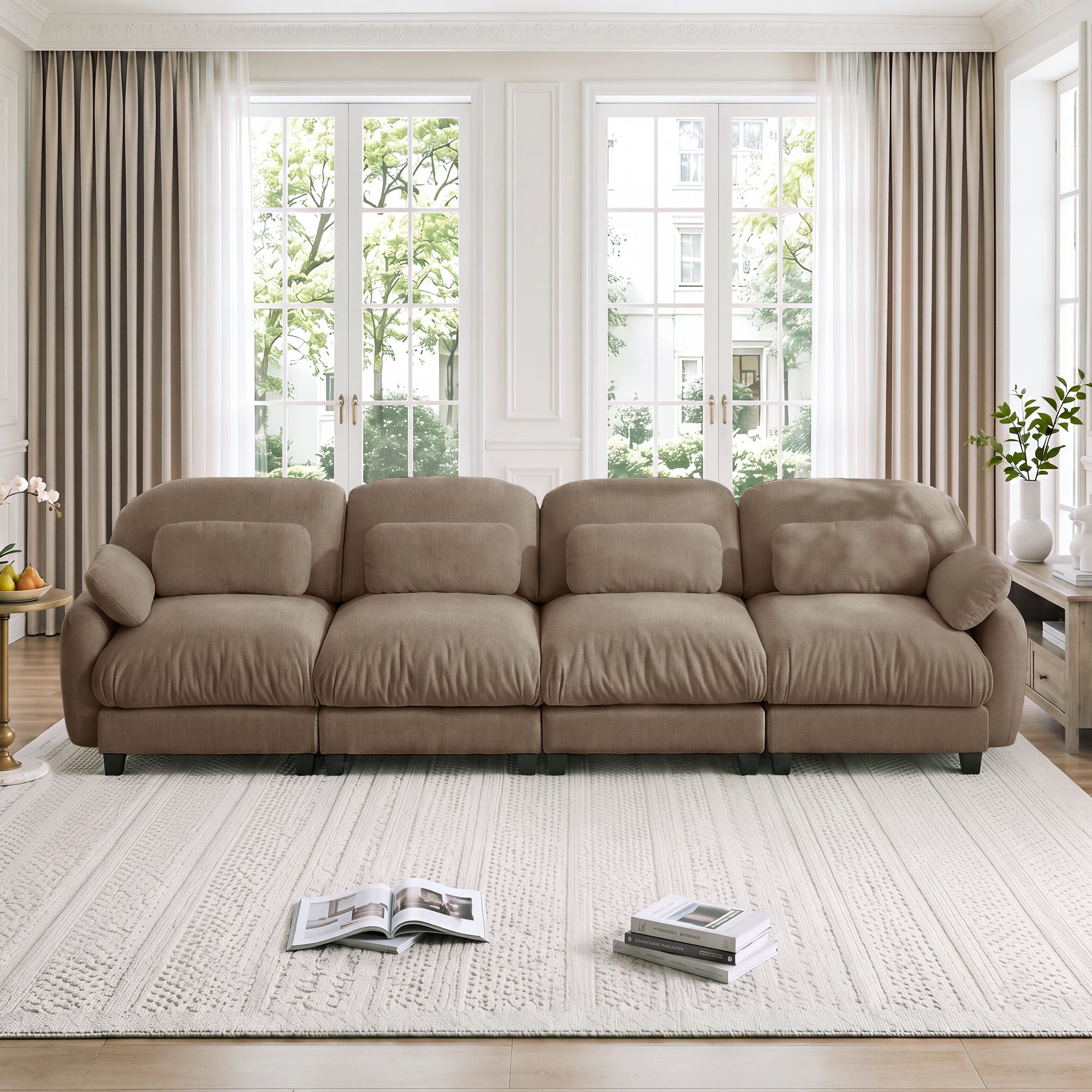 Cloudmere Modern Chenille Modular Sofa
