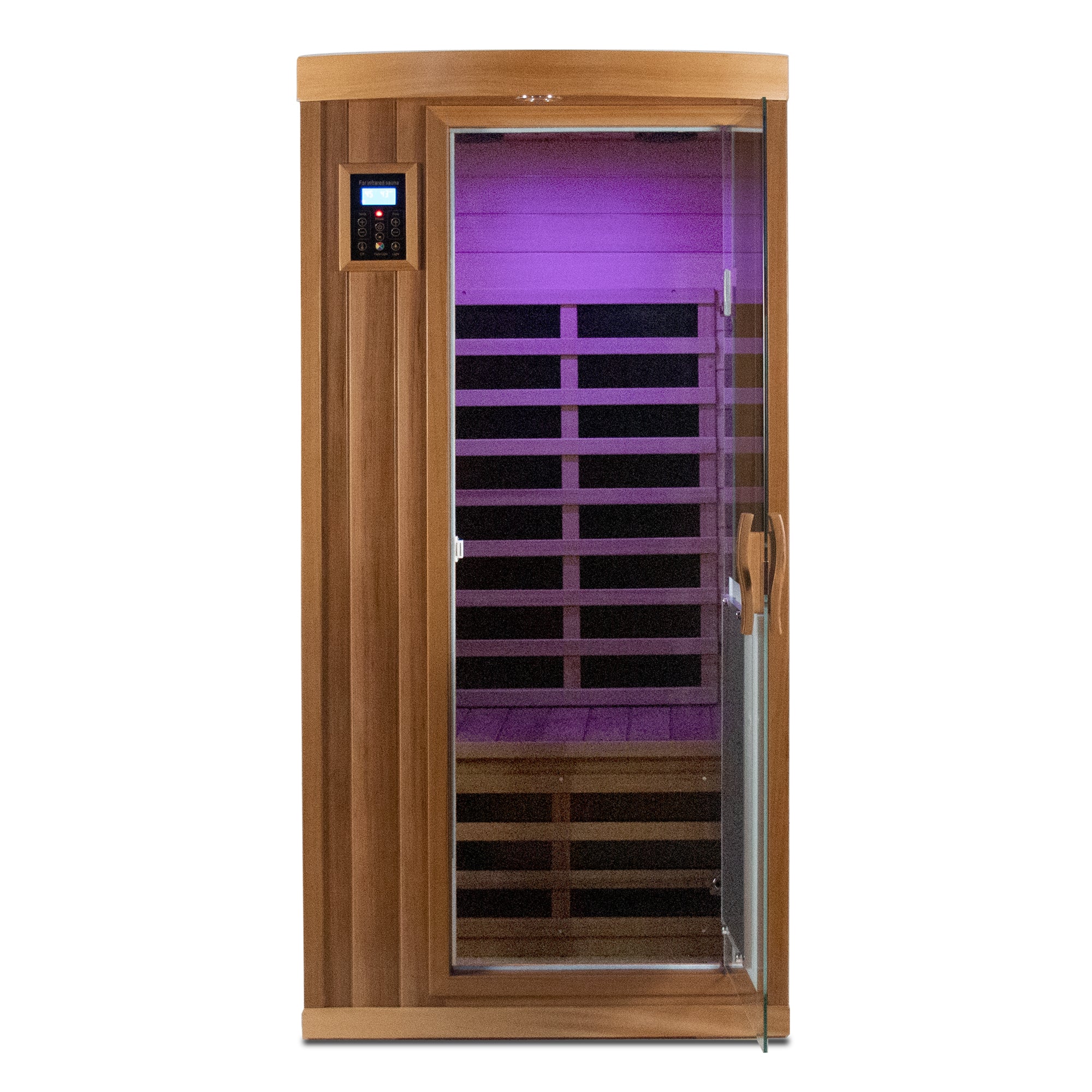 Low EMF Cedar Sauna Interior with Heating Panels