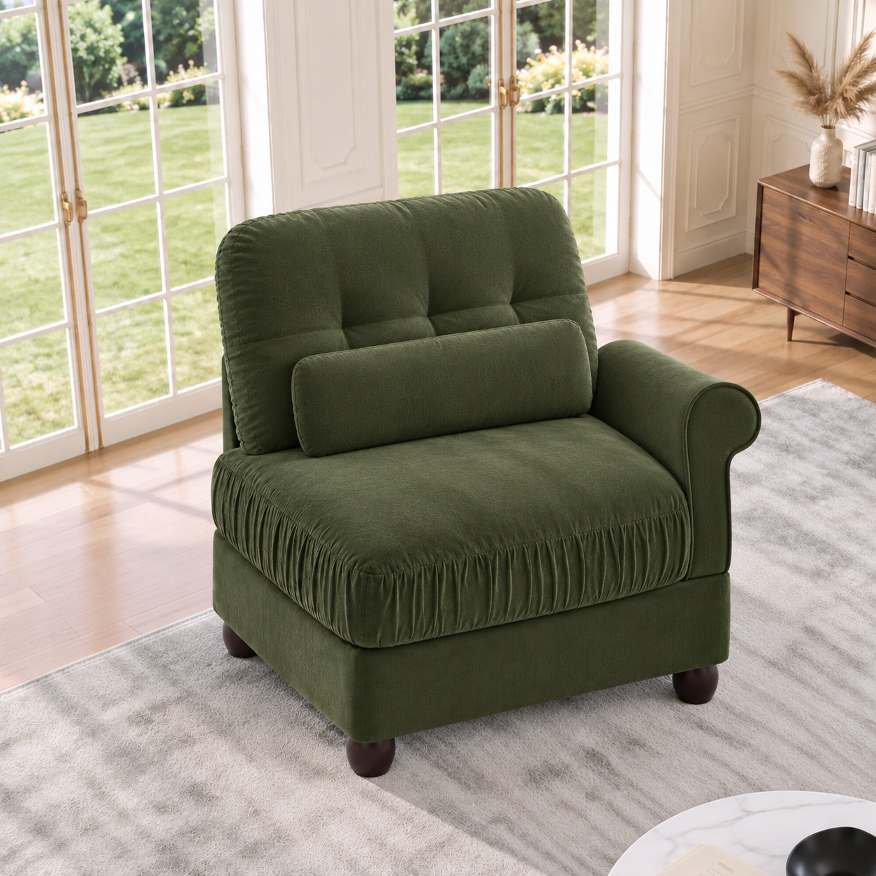 Roselle Classic Chenille Modular Sofa