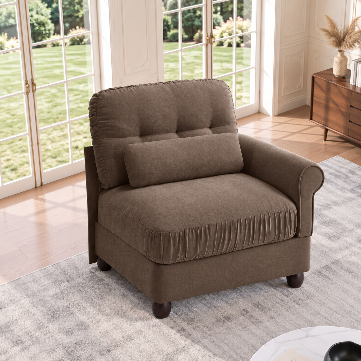 Roselle Classic Chenille Modular Sofa