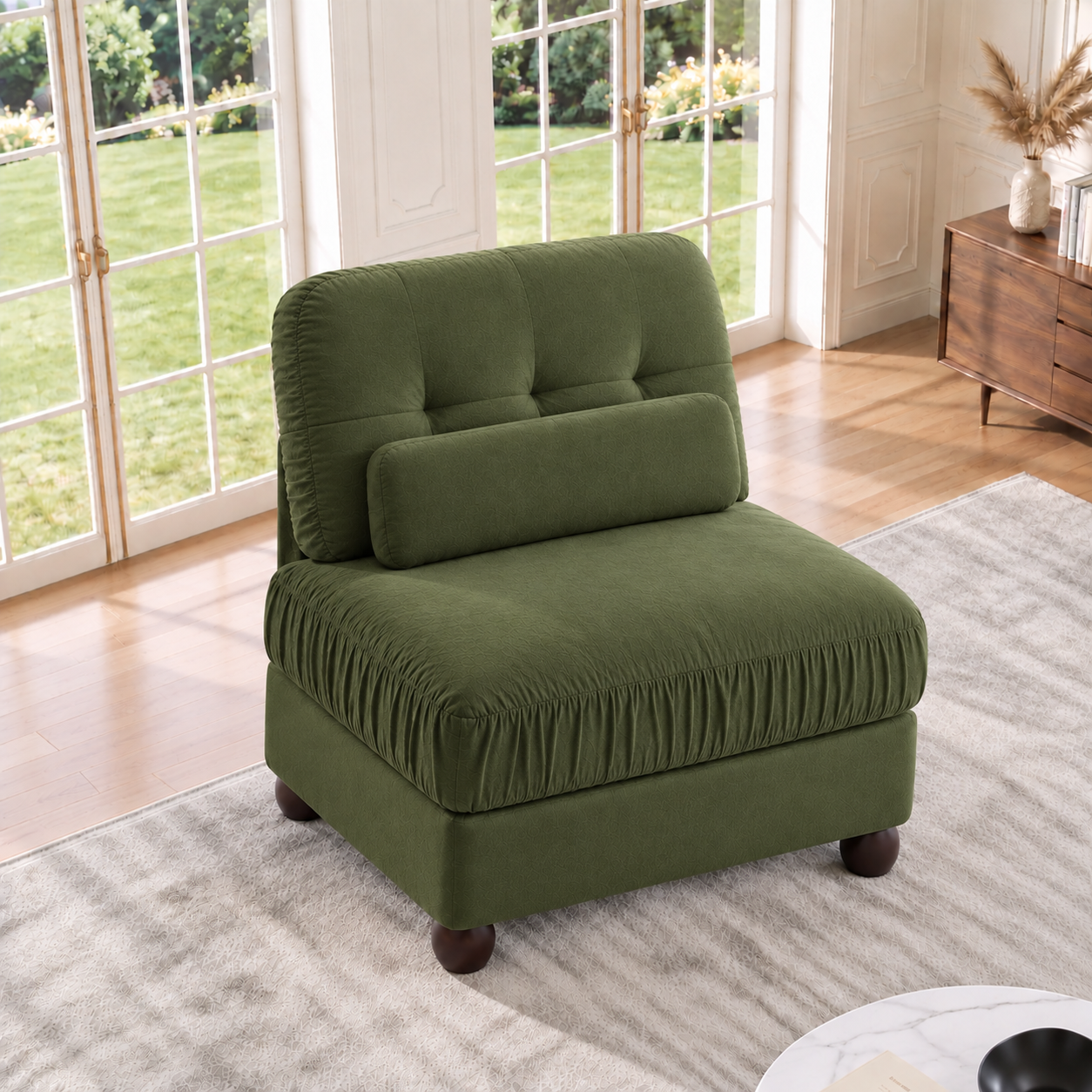 Roselle Classic Chenille Modular Sofa
