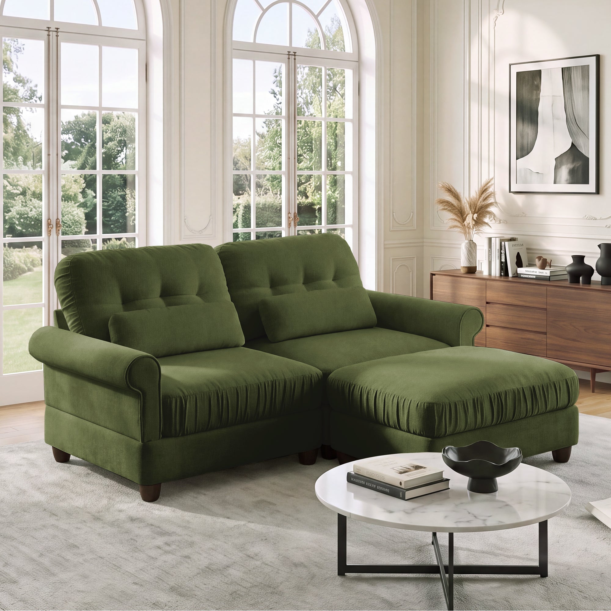 Roselle Classic Chenille Modular Sofa