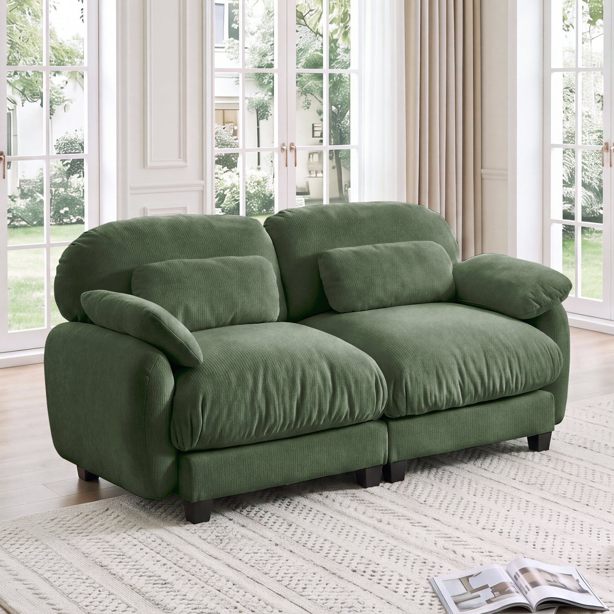 Cloudmere Modern Chenille Modular Sofa