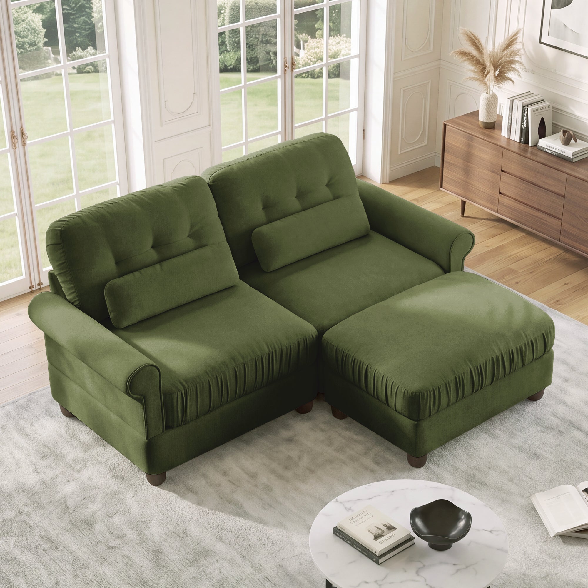 Roselle Classic Chenille Modular Sofa