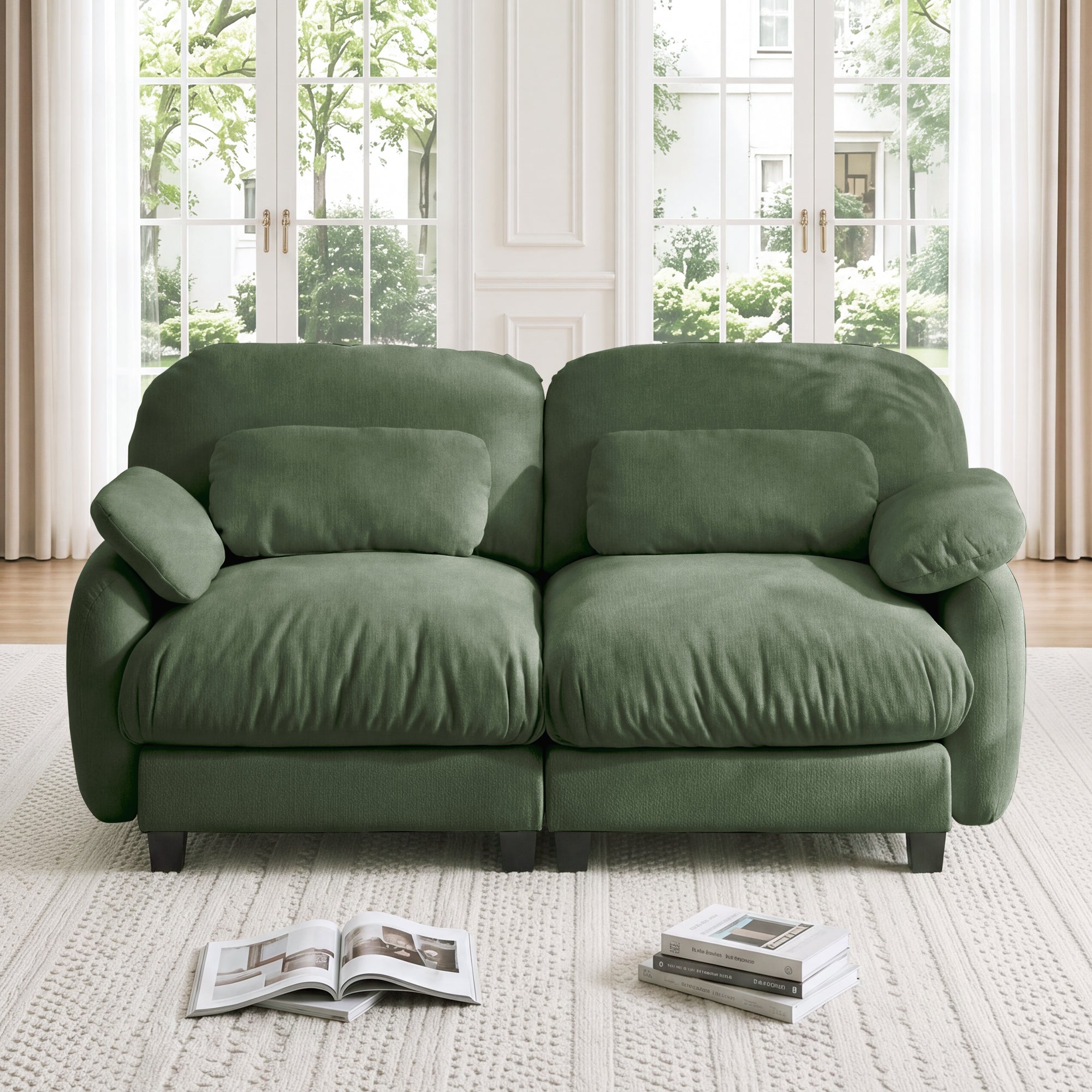 Cloudmere Modern Chenille Modular Sofa