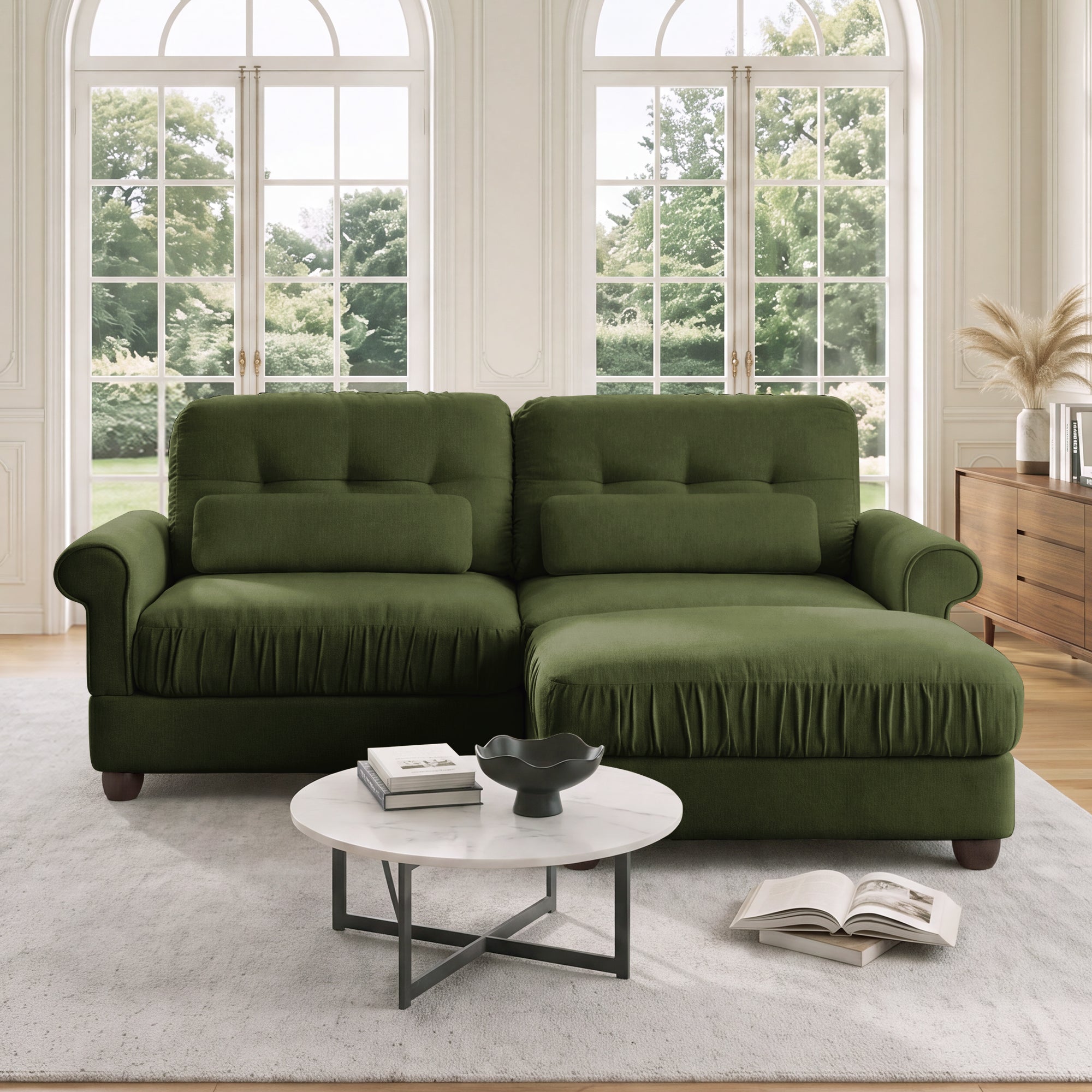 Roselle Classic Chenille Modular Sofa