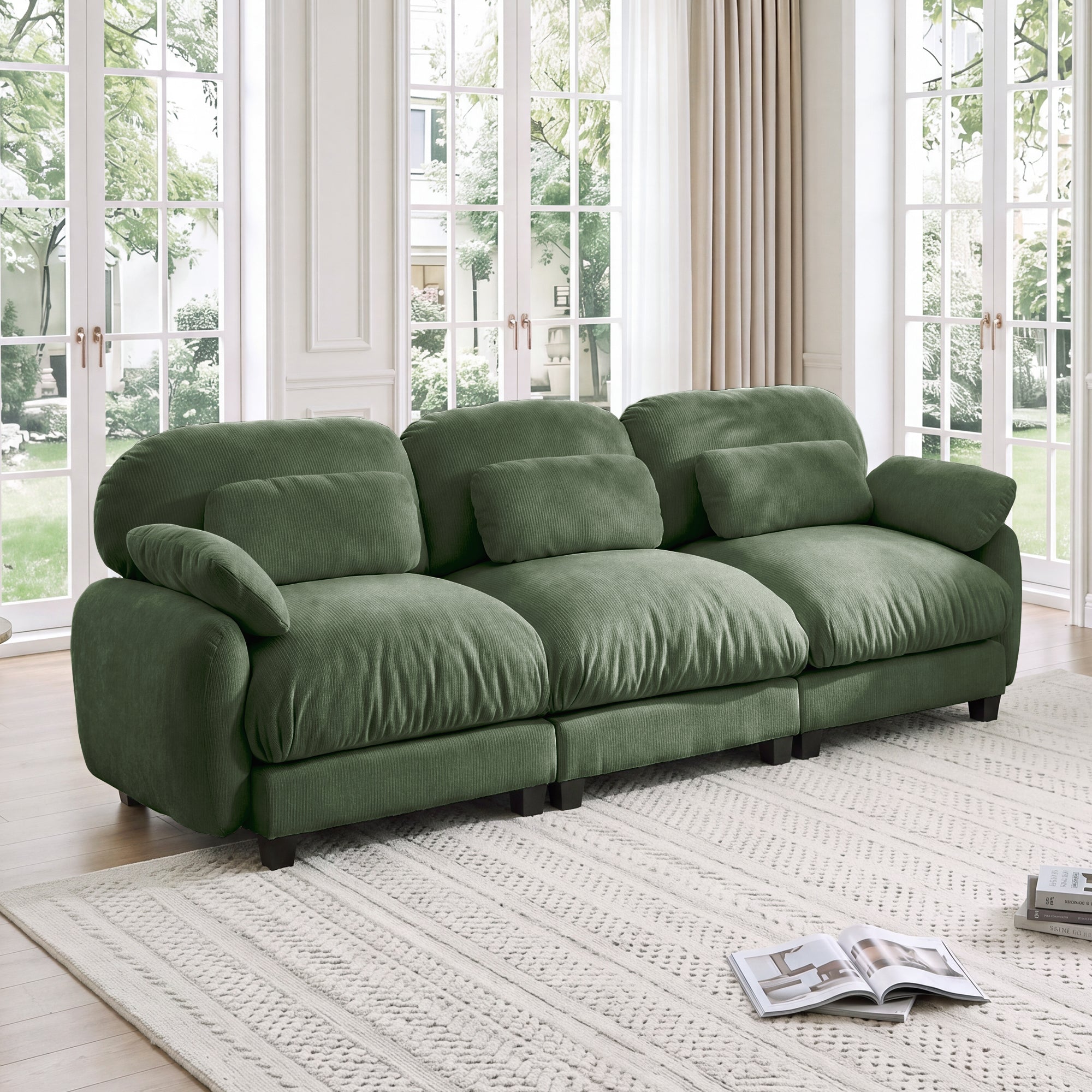 Cloudmere Modern Chenille Modular Sofa