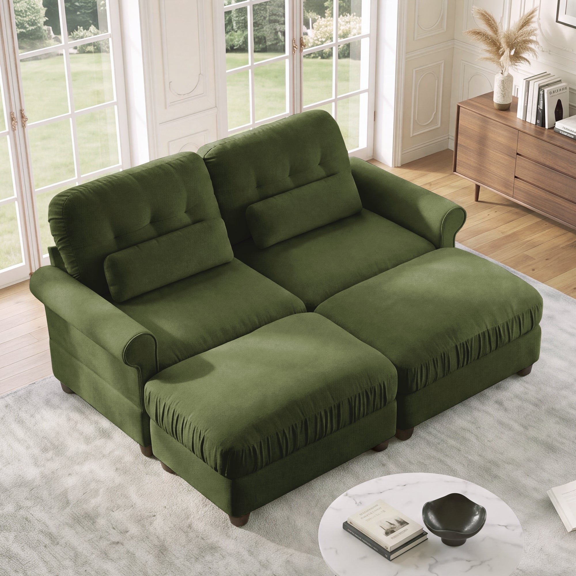 Roselle Classic Chenille Modular Sofa