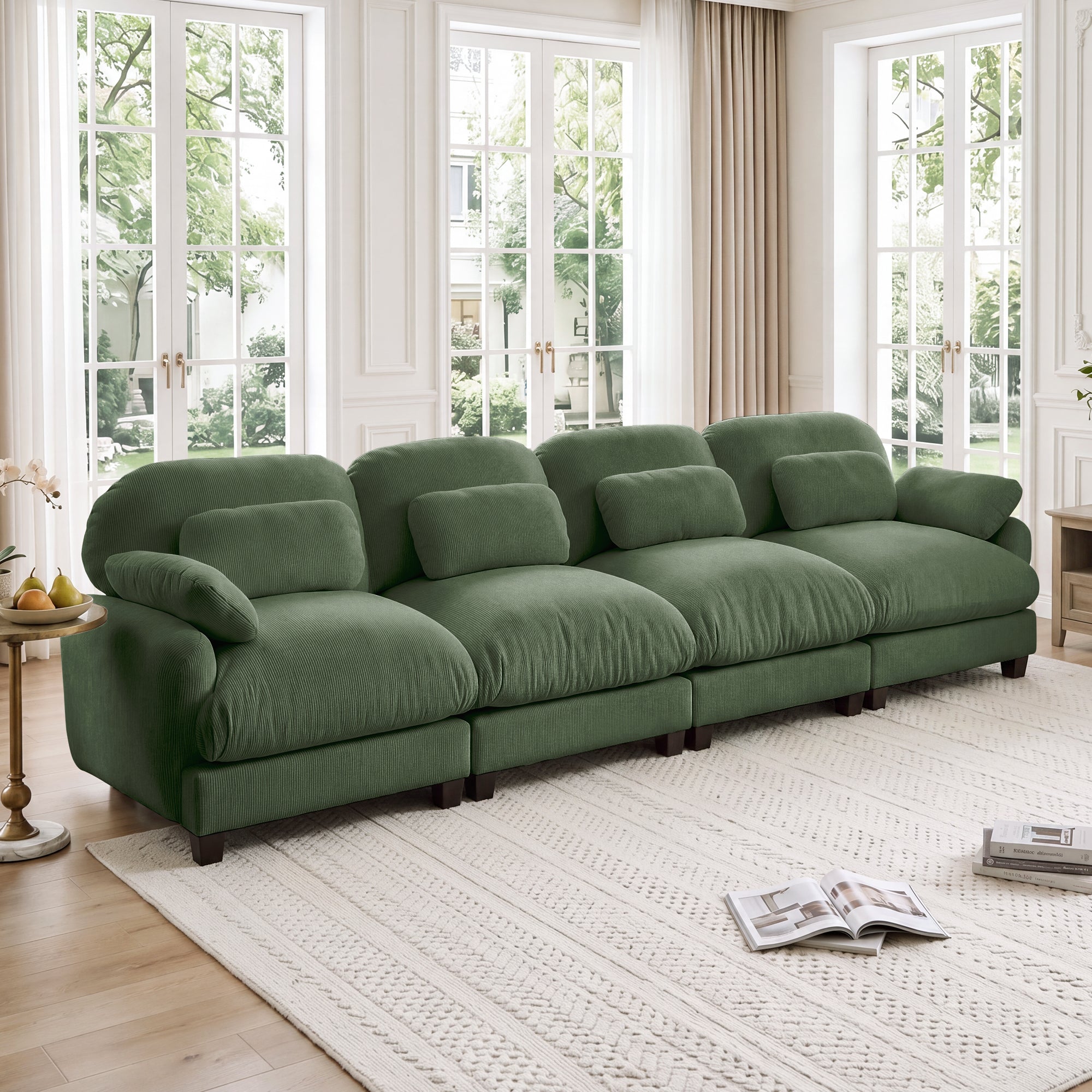 Cloudmere Modern Chenille Modular Sofa
