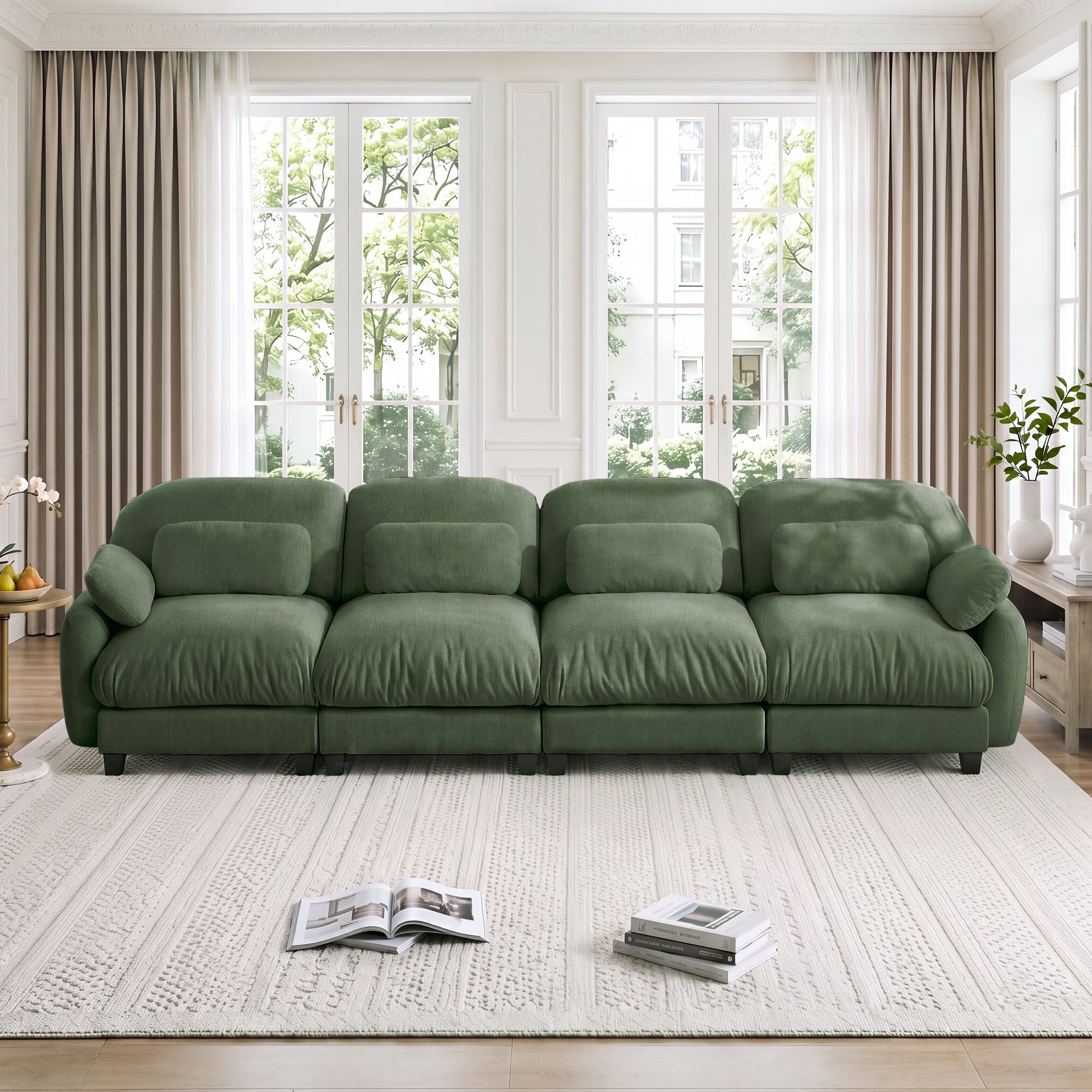 Cloudmere Modern Chenille Modular Sofa