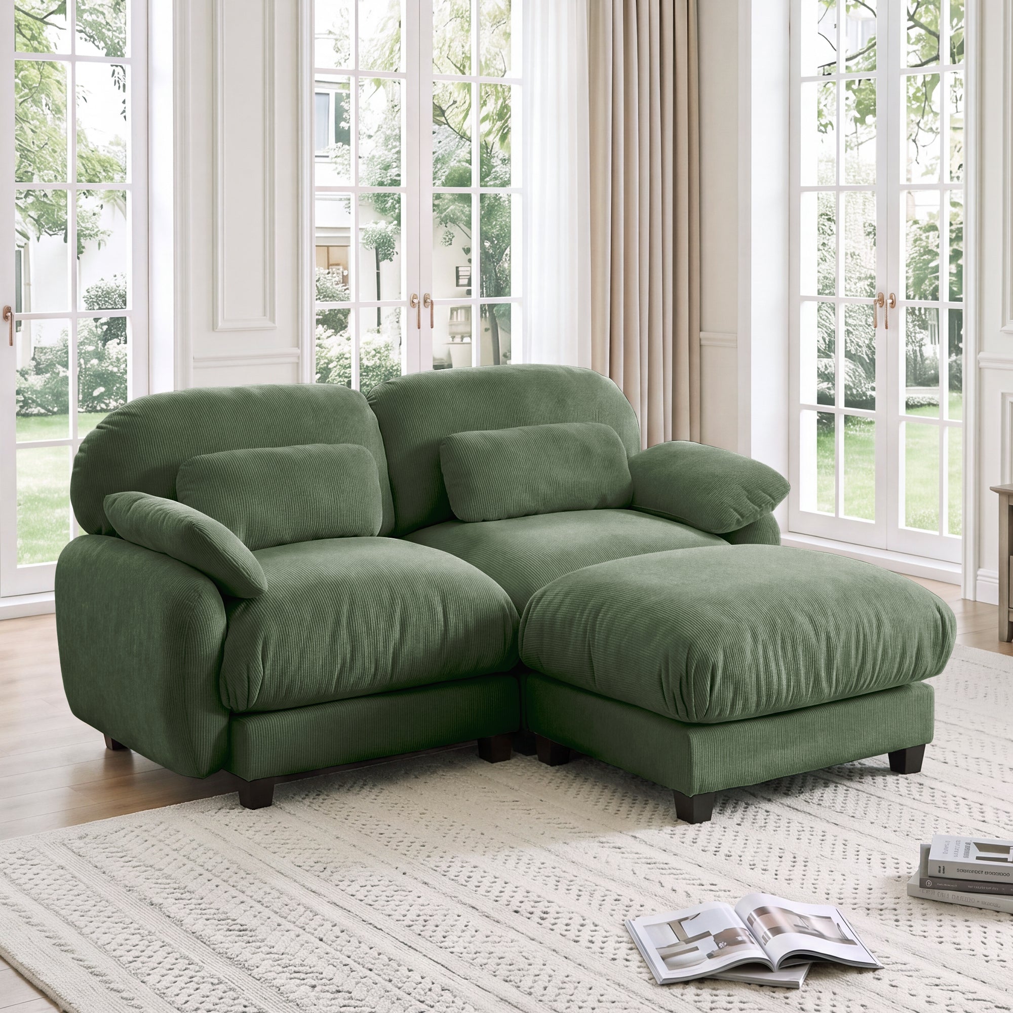 Cloudmere Modern Chenille Modular Sofa