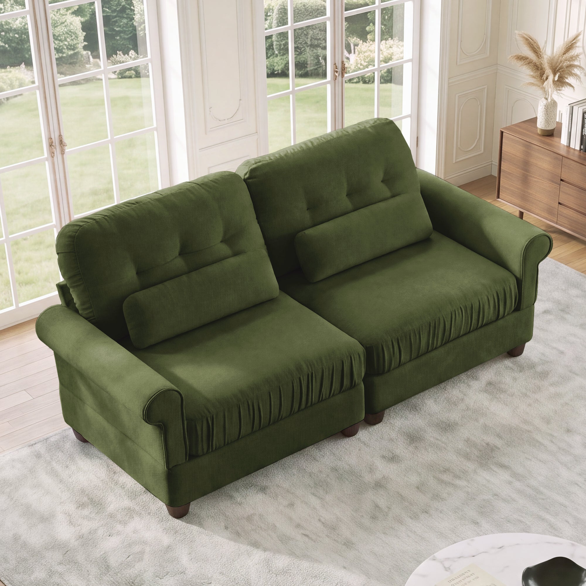 Roselle Classic Chenille Modular Sofa