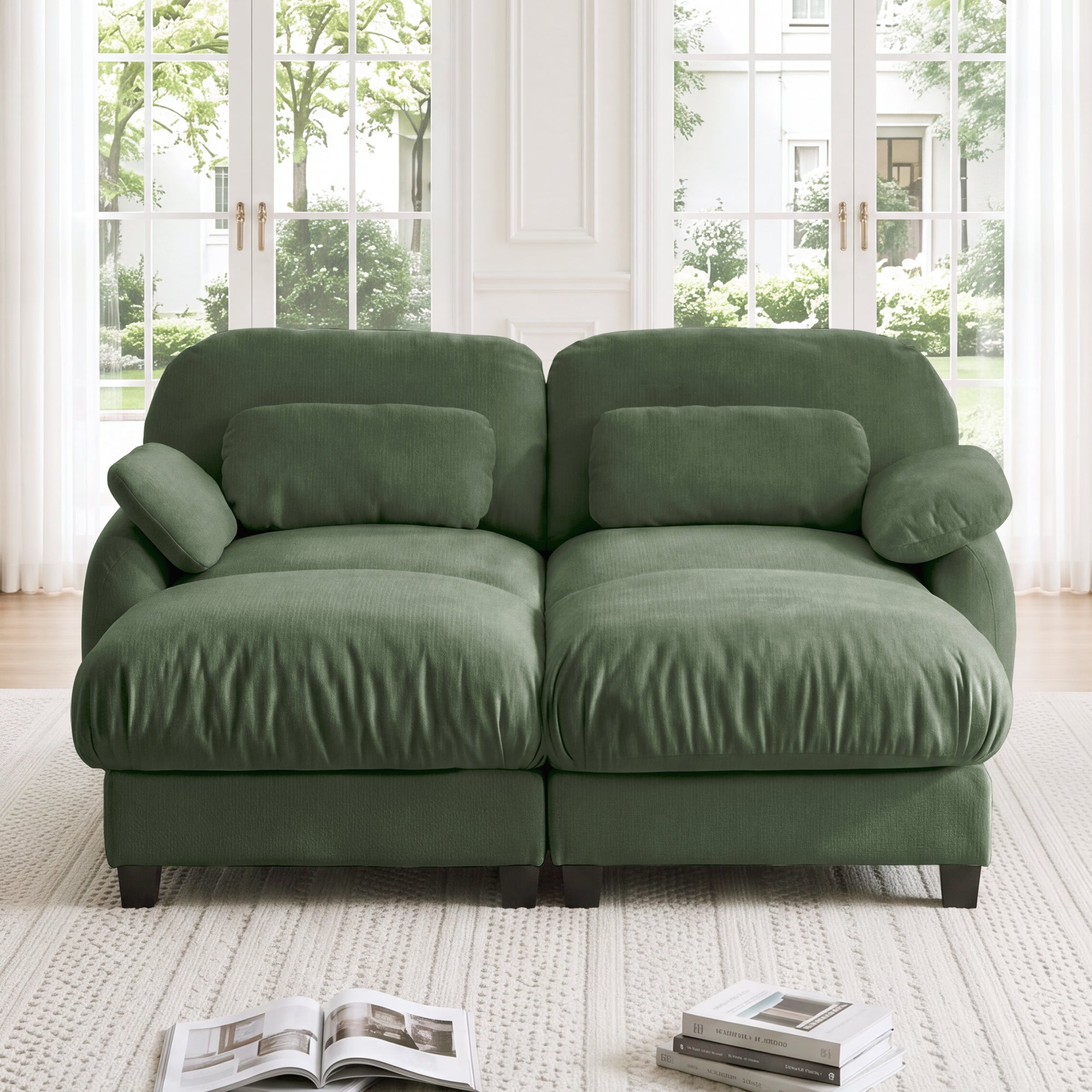Cloudmere Modern Chenille Modular Sofa