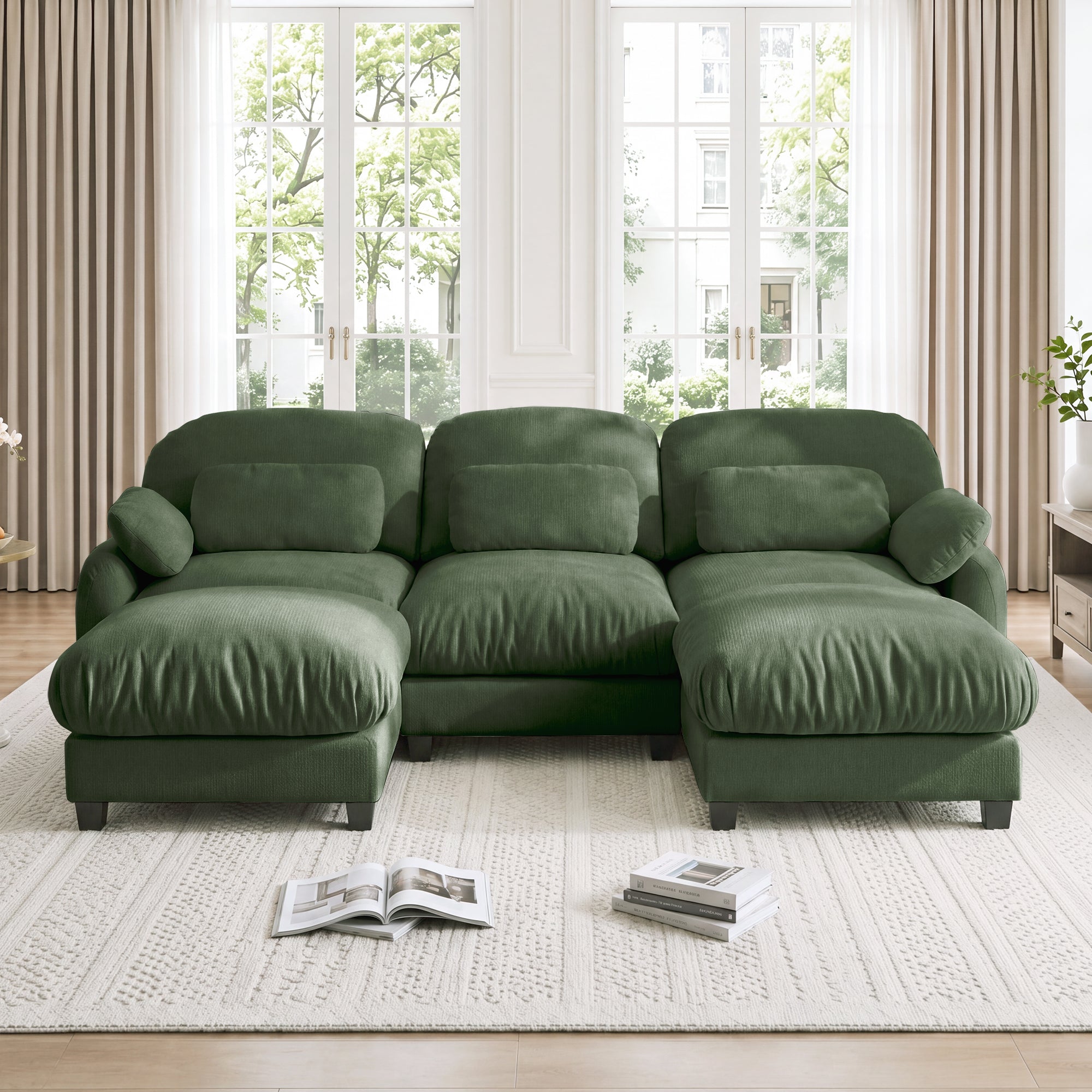 Cloudmere Modern Chenille Modular Sofa