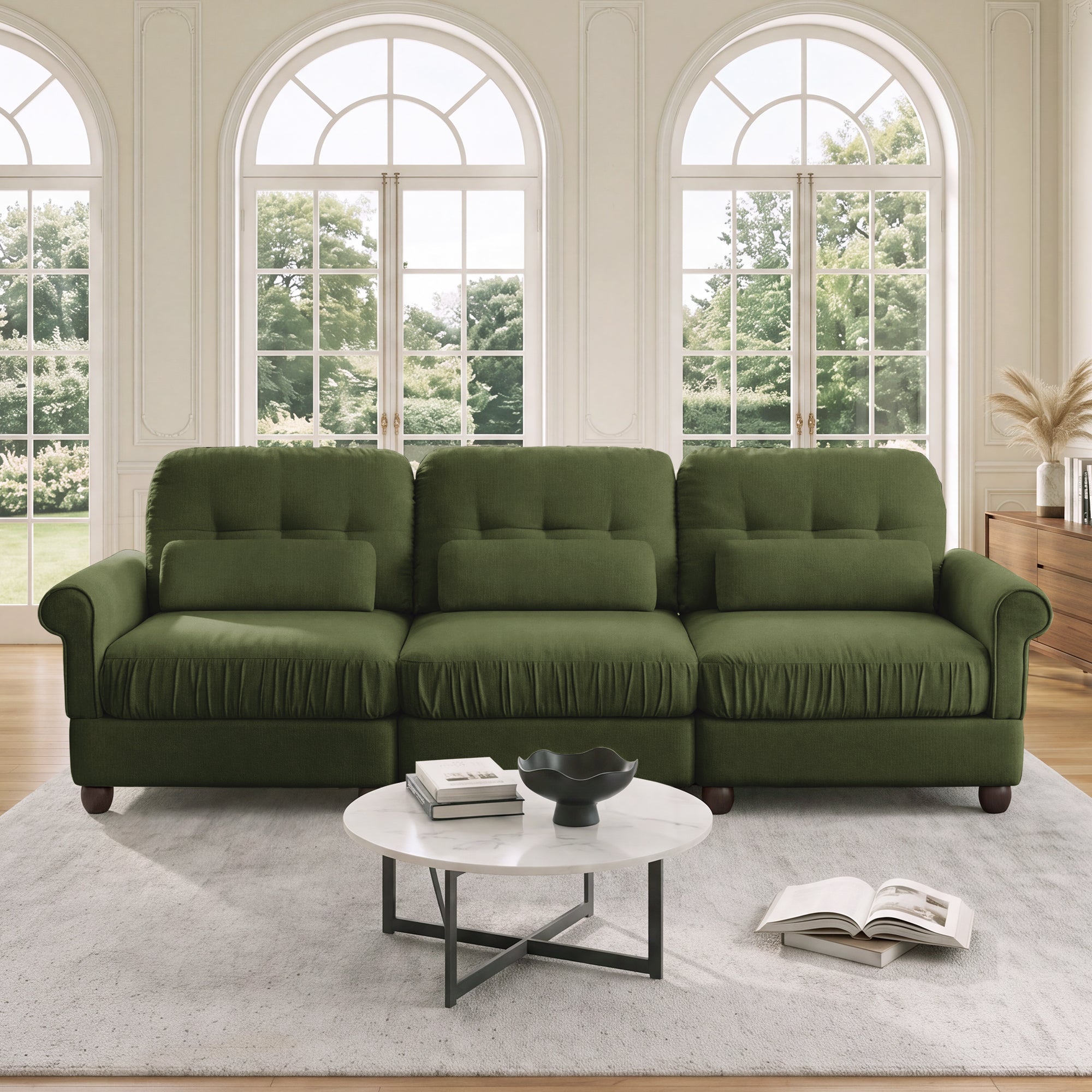 Roselle Classic Chenille Modular Sofa