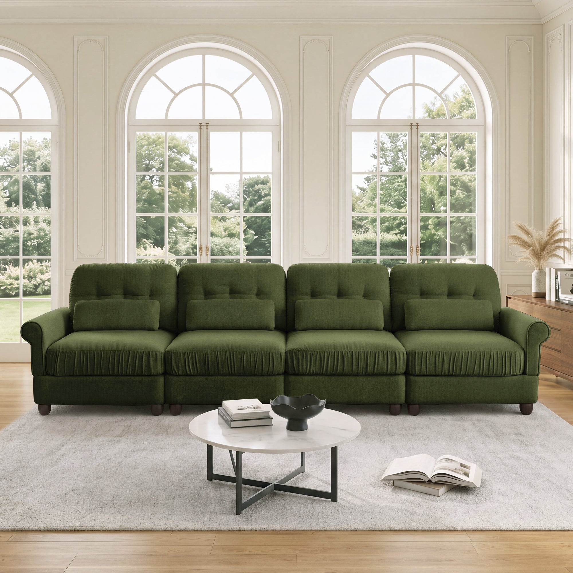 Roselle Classic Chenille Modular Sofa