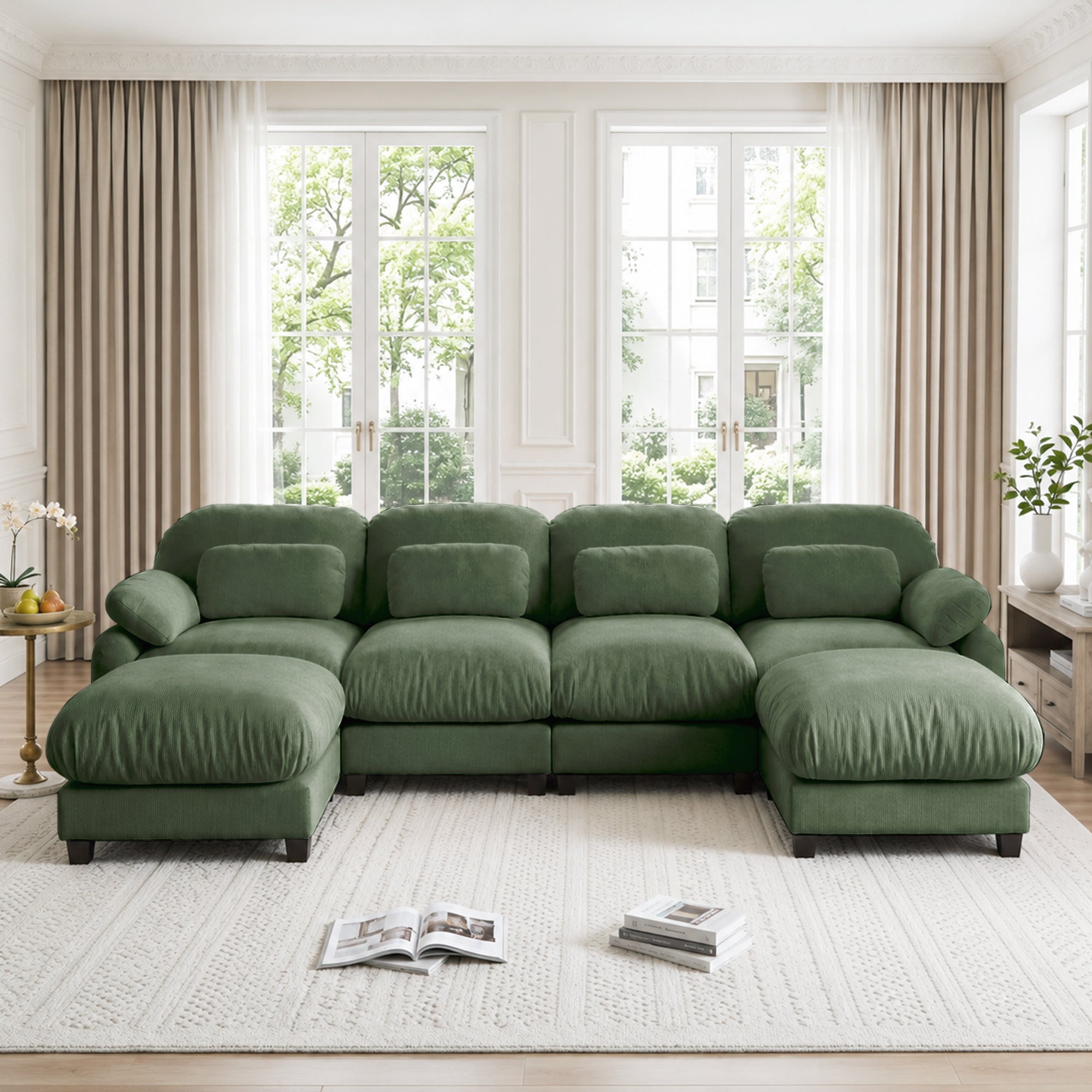 Cloudmere Modern Chenille Modular Sofa