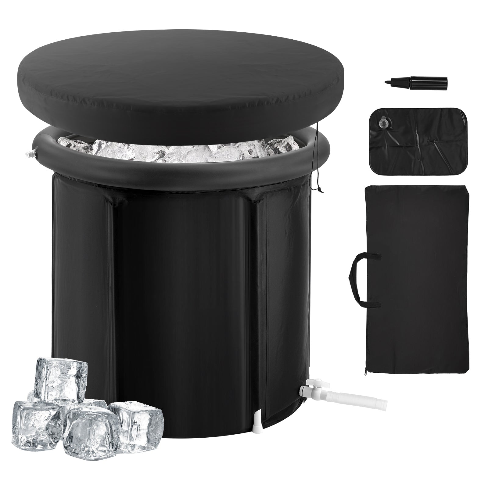 Portable Inflatable Ice Bath Tub with Full Kit