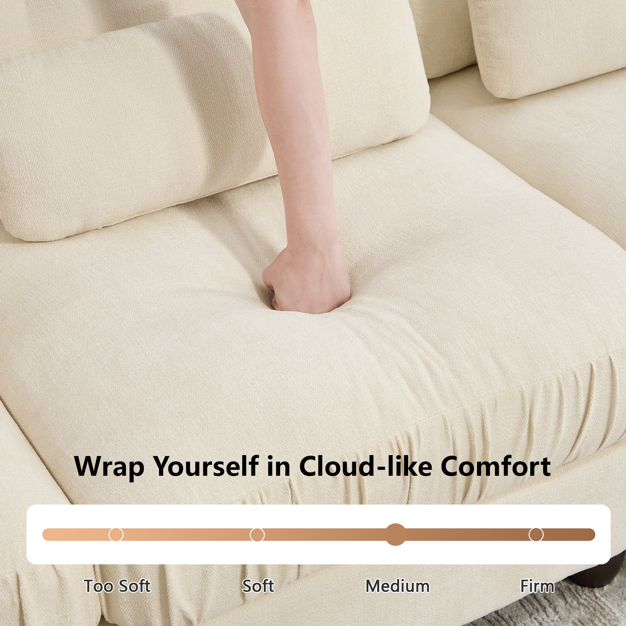 Roselle Classic Chenille Modular Sofa
