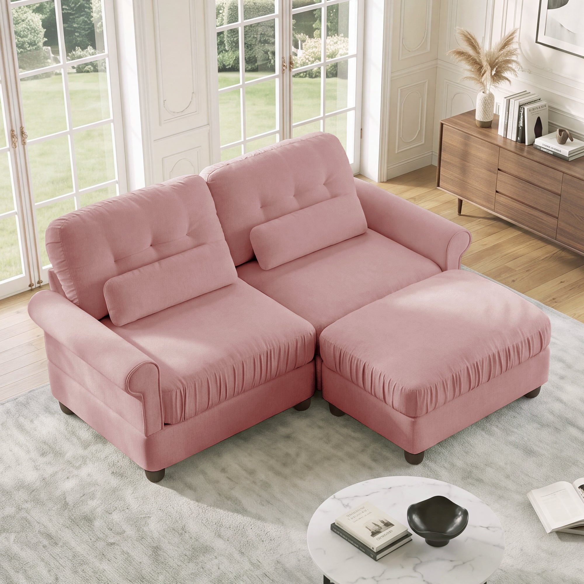 Roselle Classic Chenille Modular Sofa