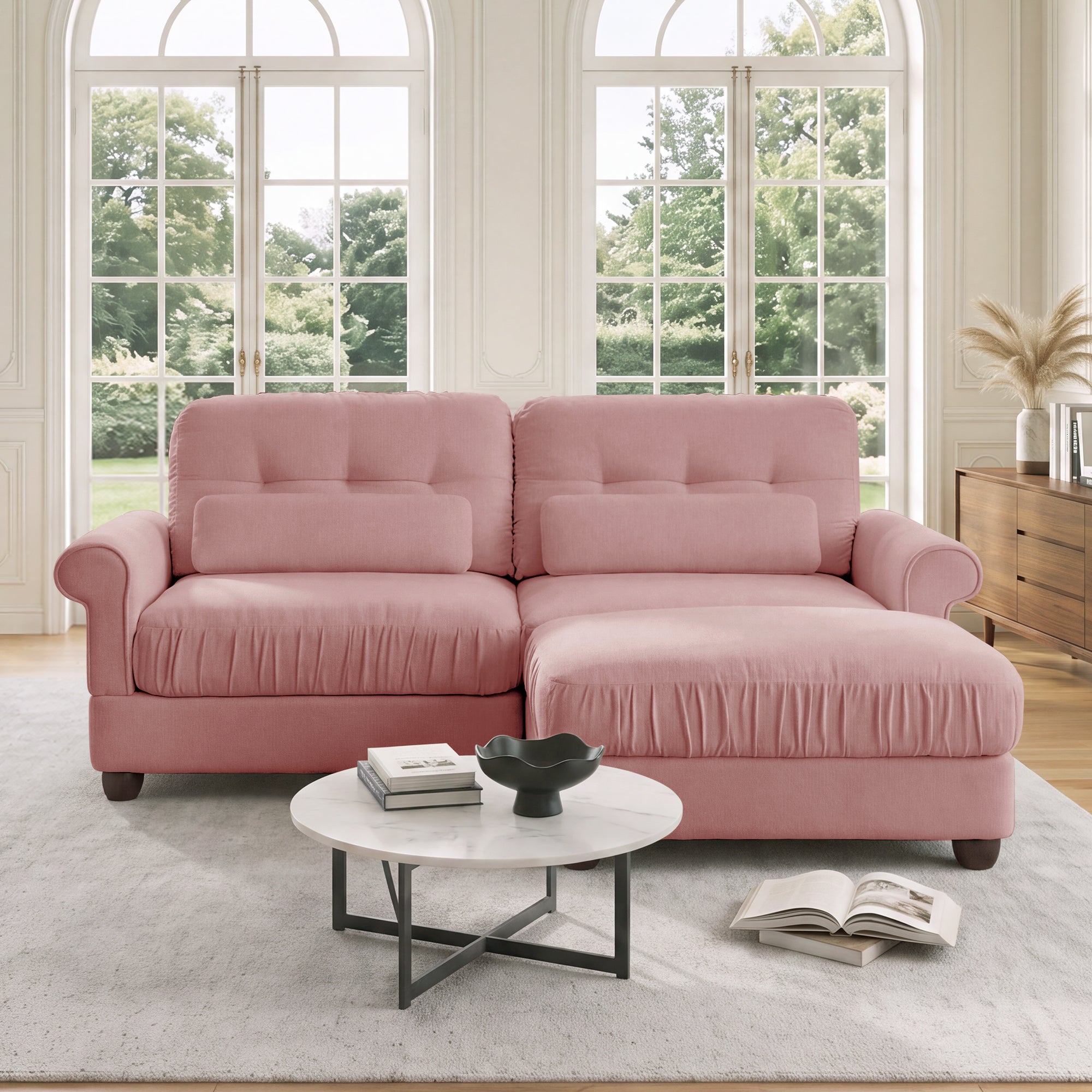 Roselle Classic Chenille Modular Sofa