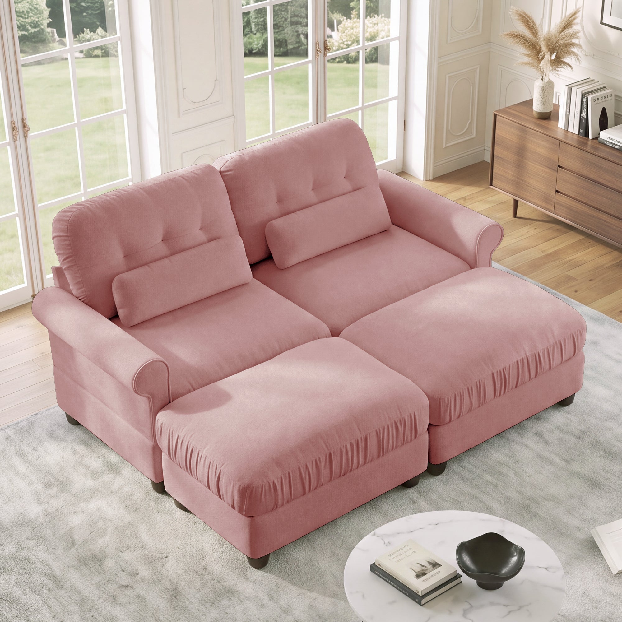 Roselle Classic Chenille Modular Sofa