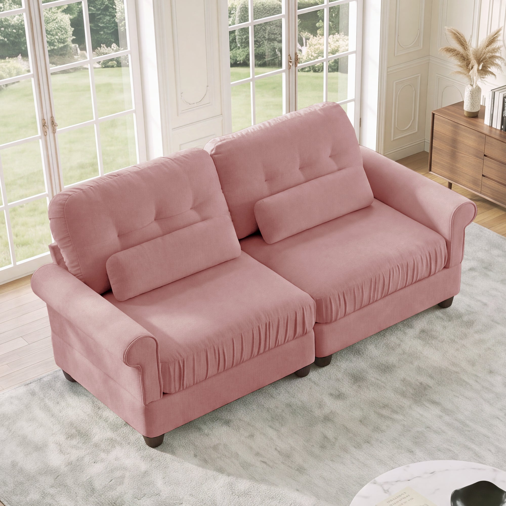 Roselle Classic Chenille Modular Sofa
