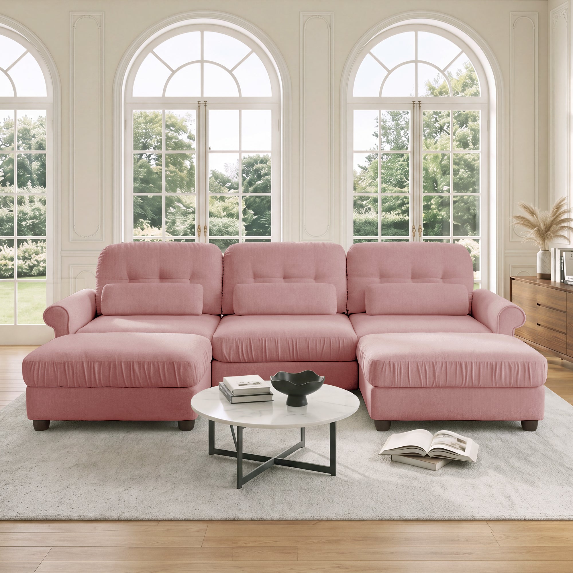 Roselle Classic Chenille Modular Sofa