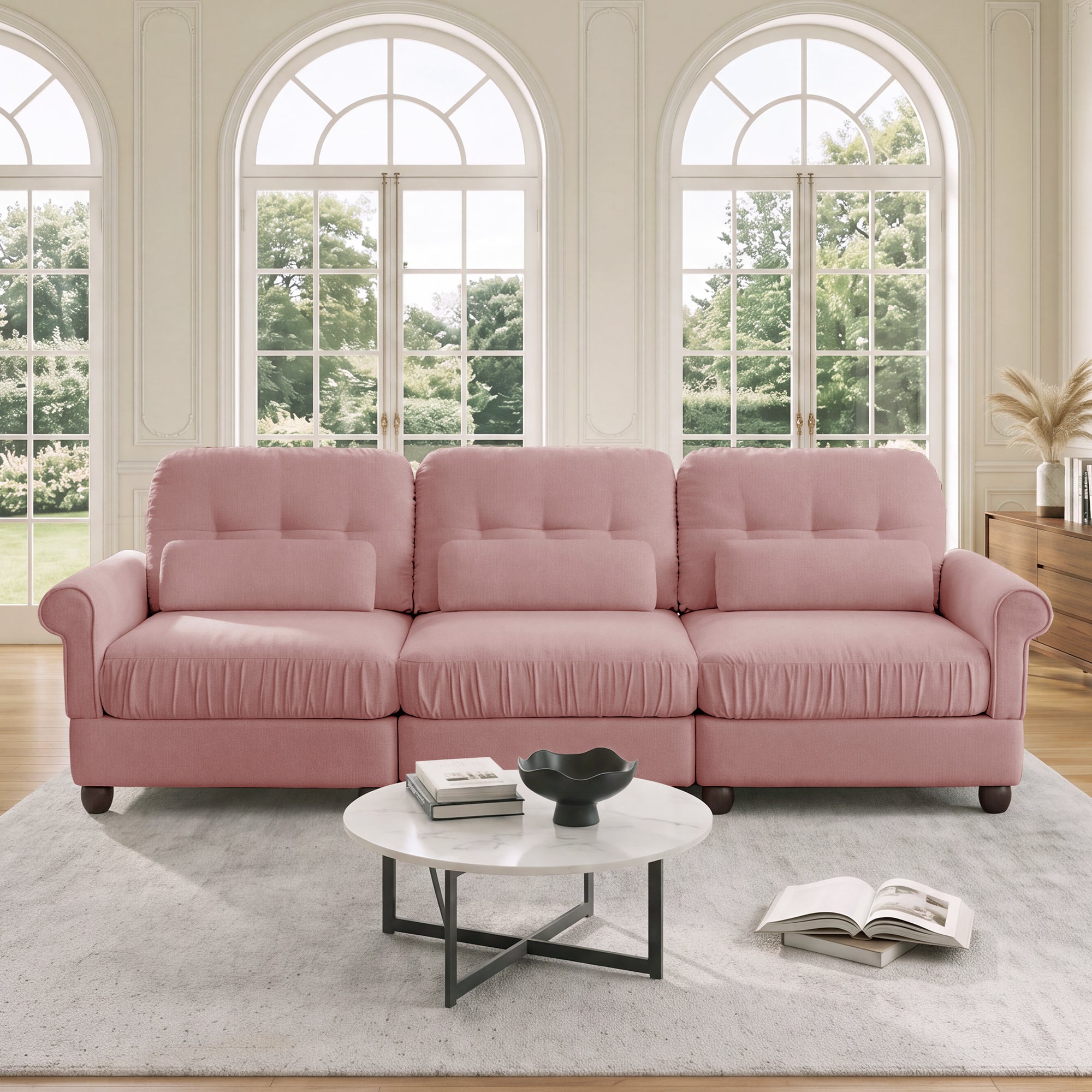 Roselle Classic Chenille Modular Sofa