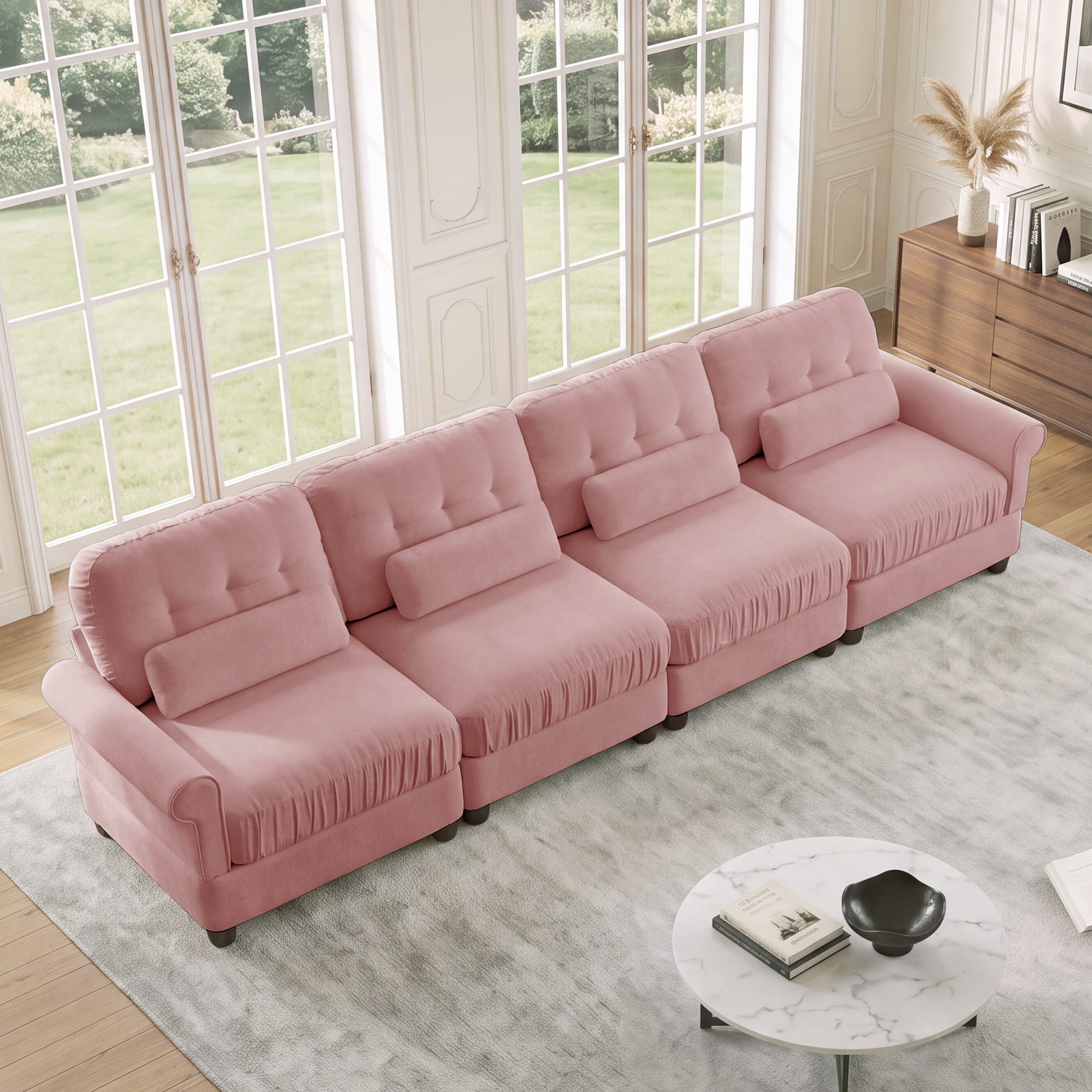 Roselle Classic Chenille Modular Sofa