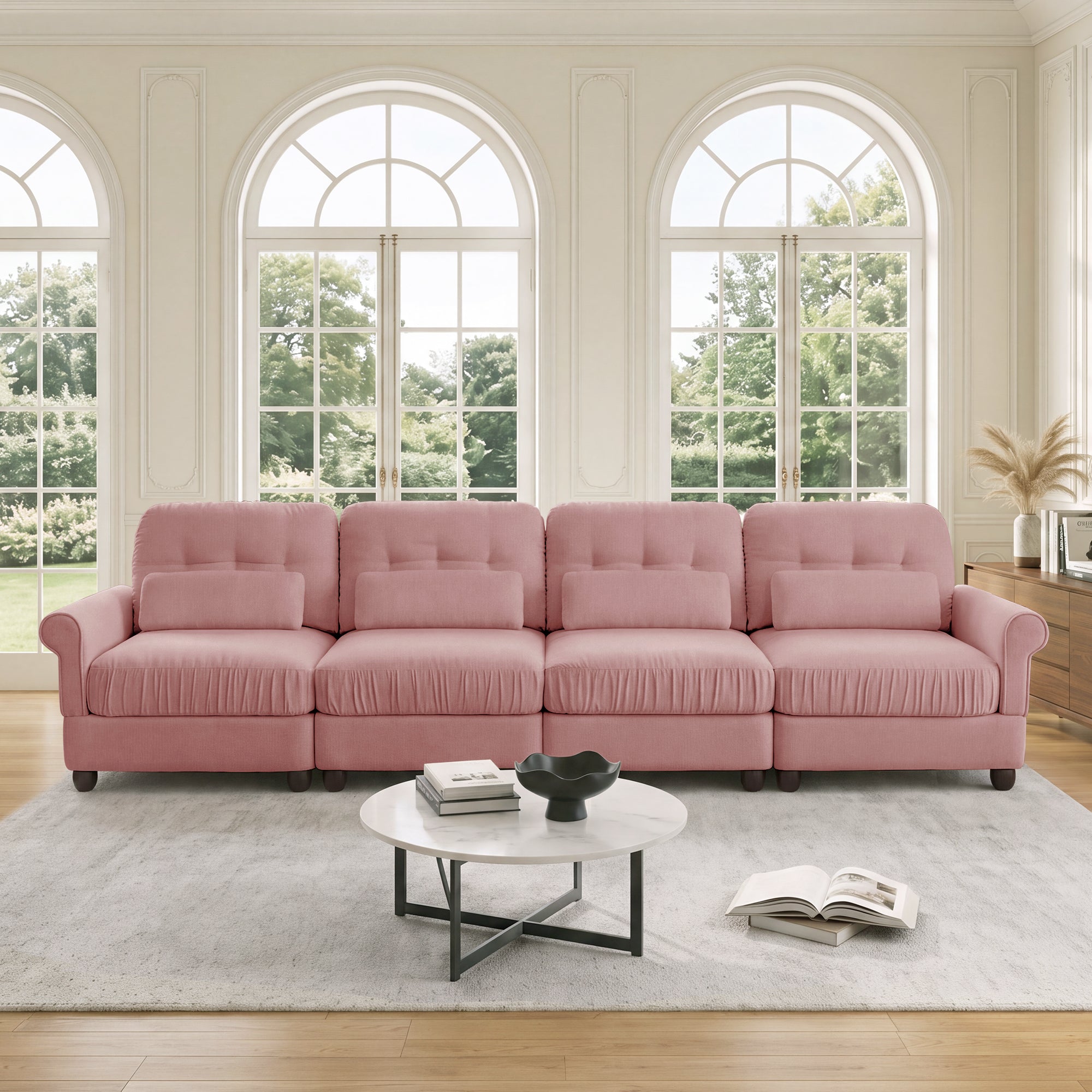 Roselle Classic Chenille Modular Sofa