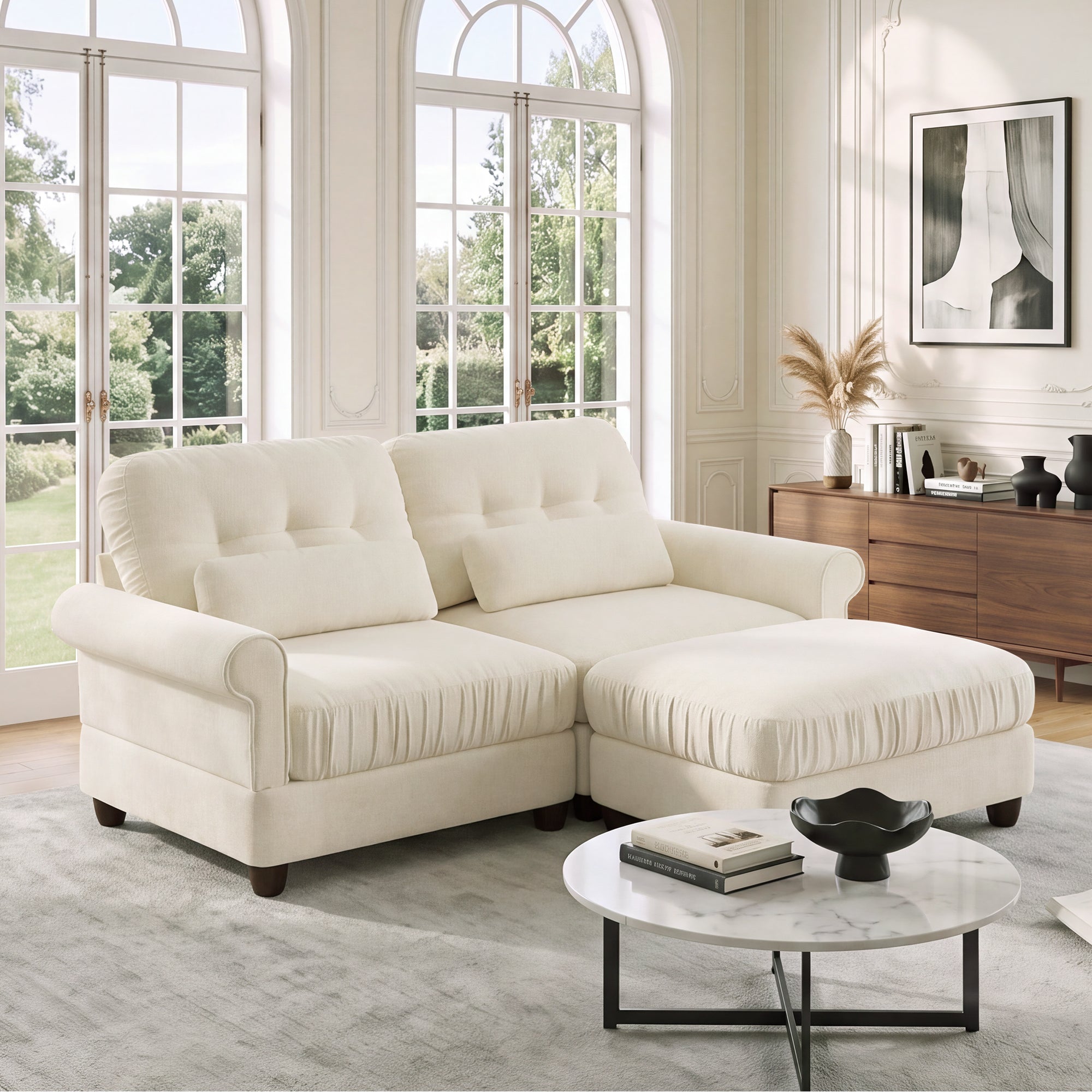 Roselle Classic Chenille Modular Sofa