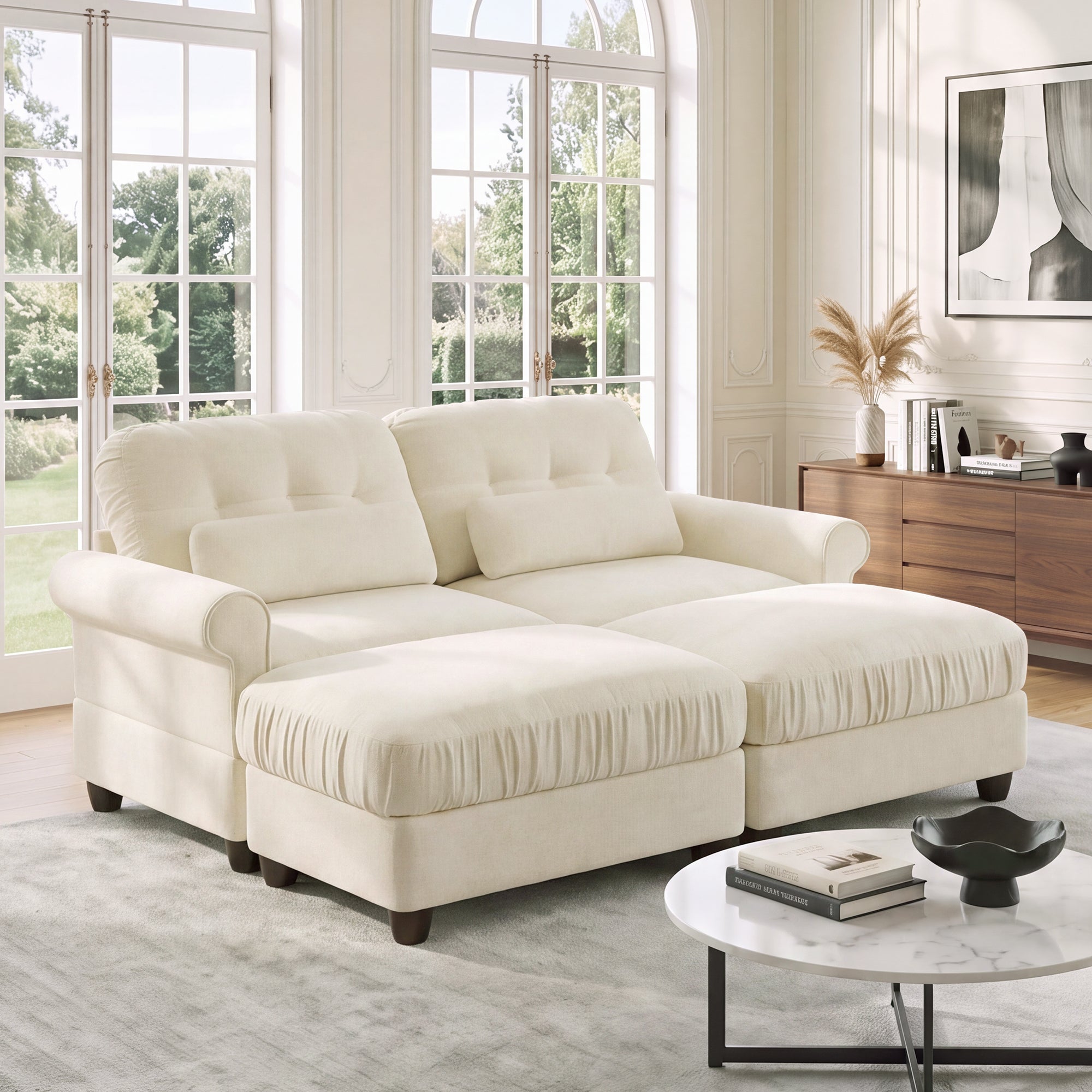 Roselle Classic Chenille Modular Sofa