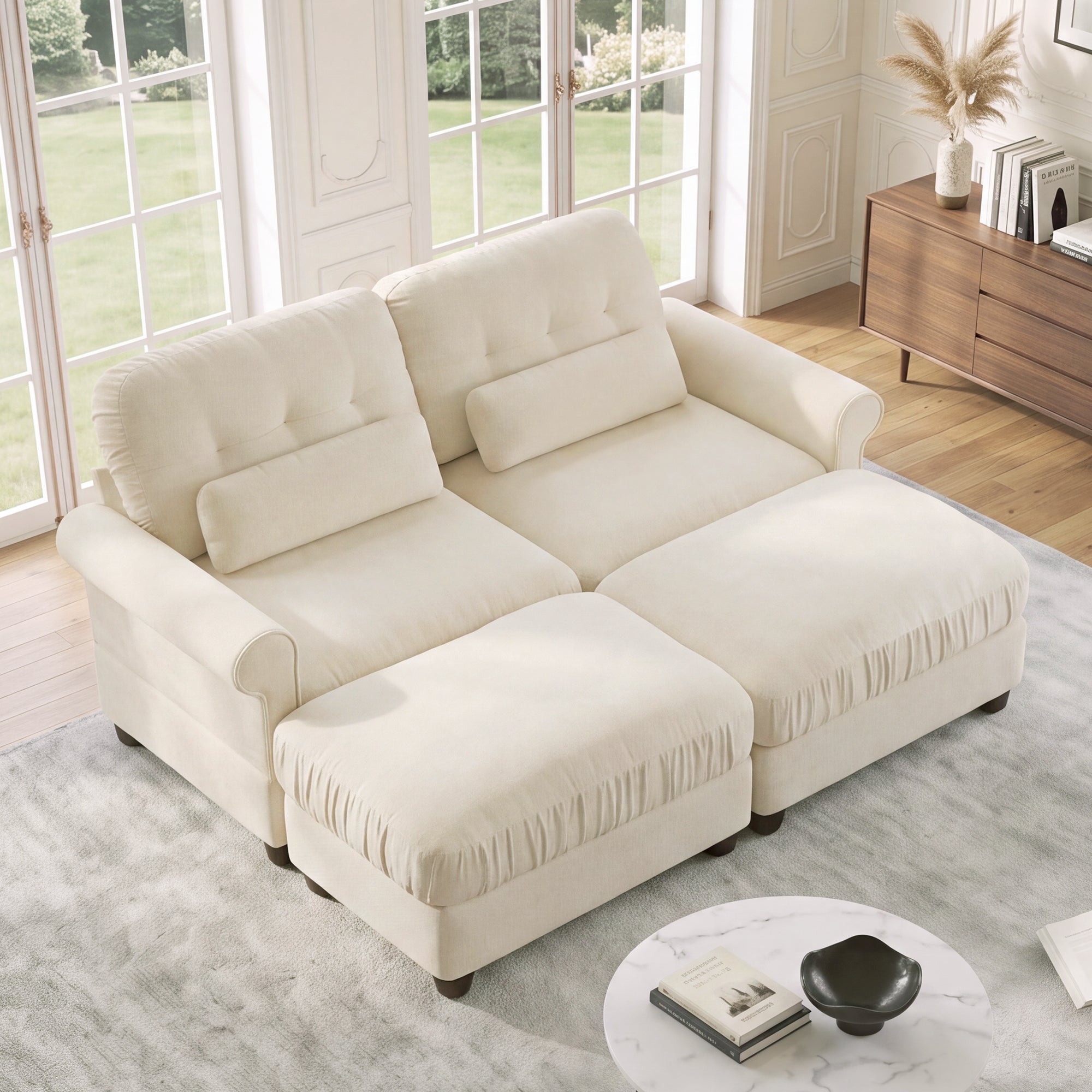 Roselle Classic Chenille Modular Sofa