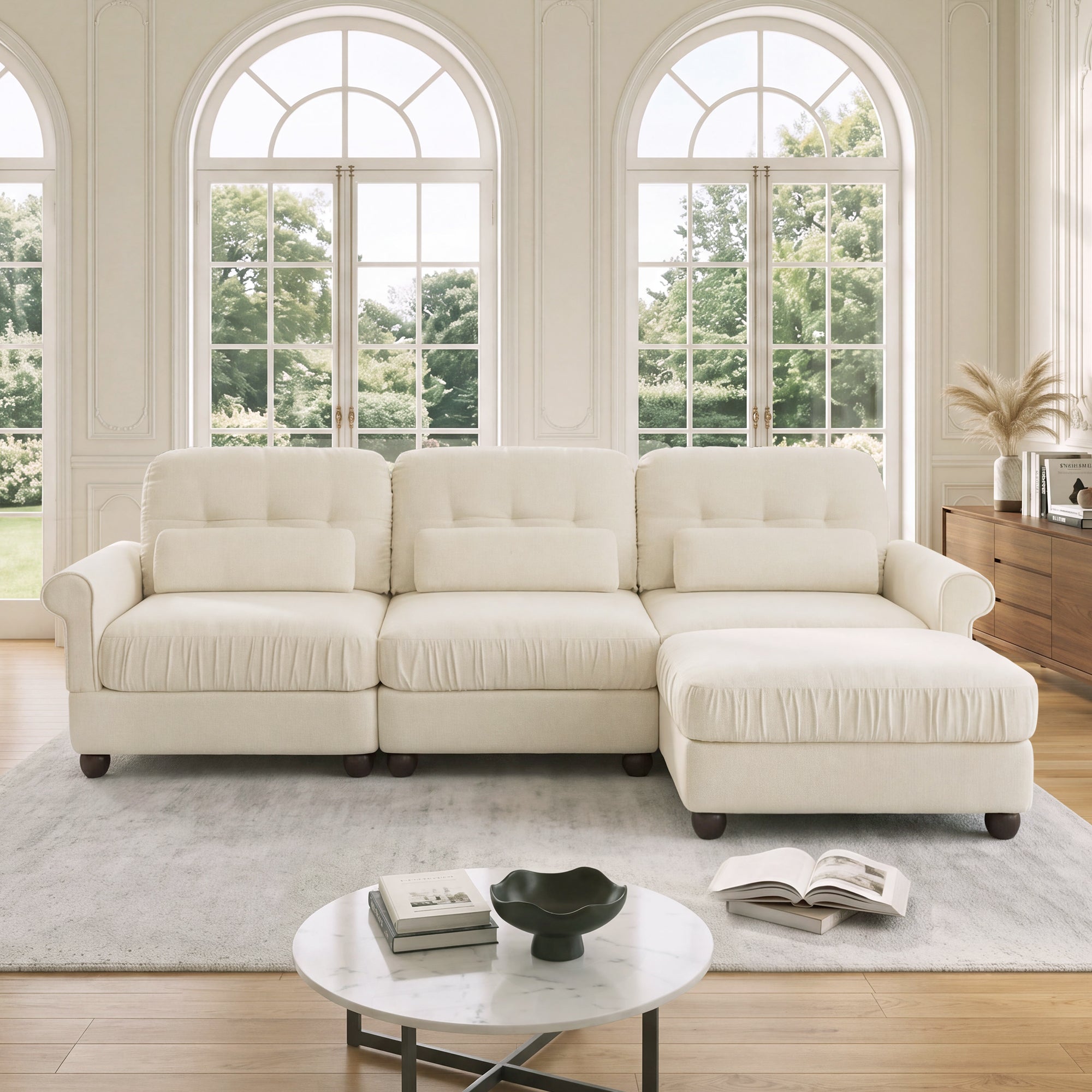 Roselle Classic Chenille Modular Sofa