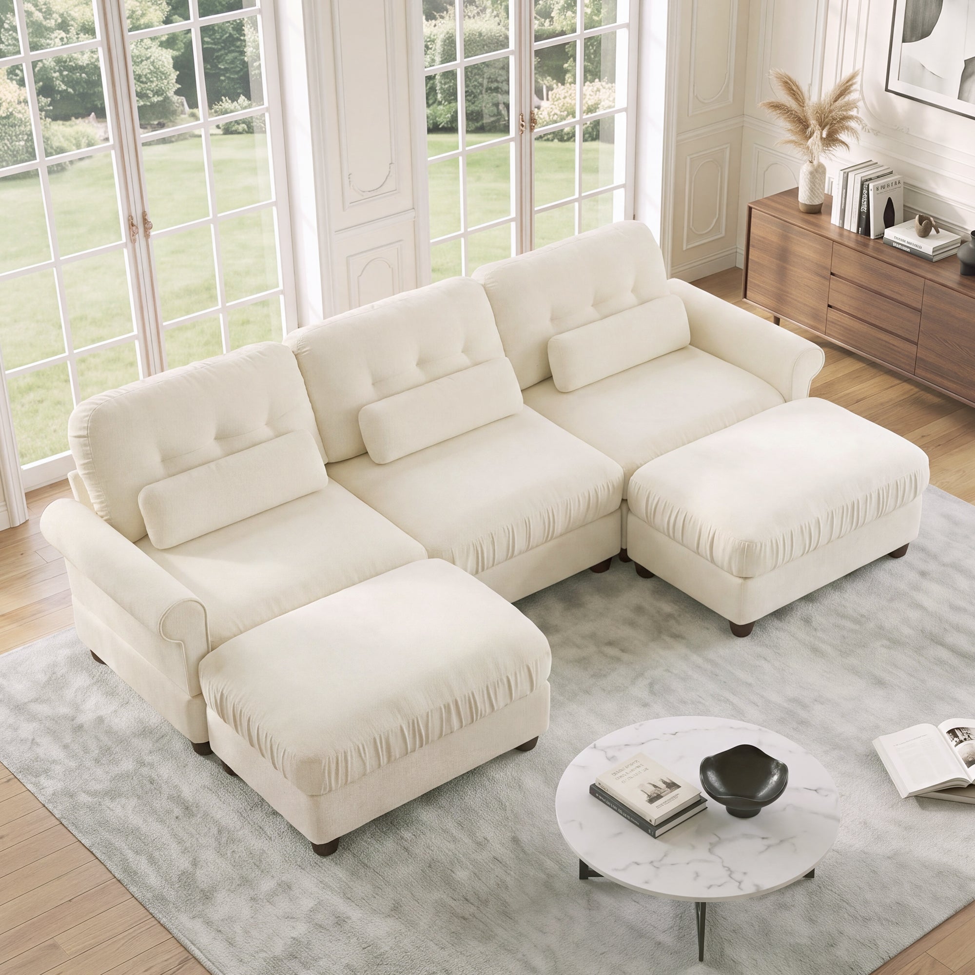 Roselle Classic Chenille Modular Sofa