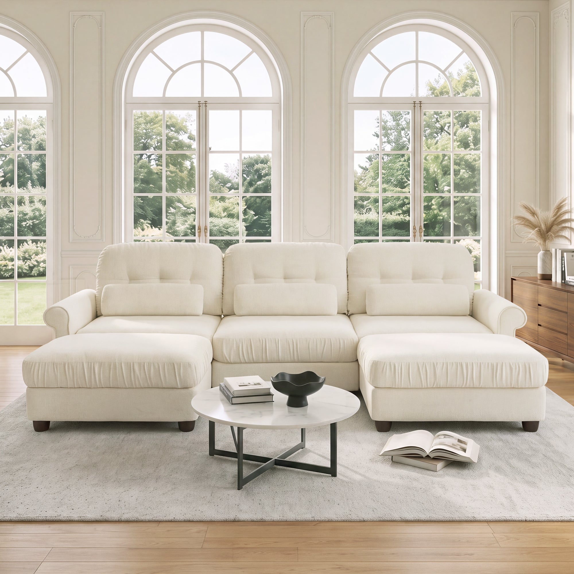 Roselle Classic Chenille Modular Sofa