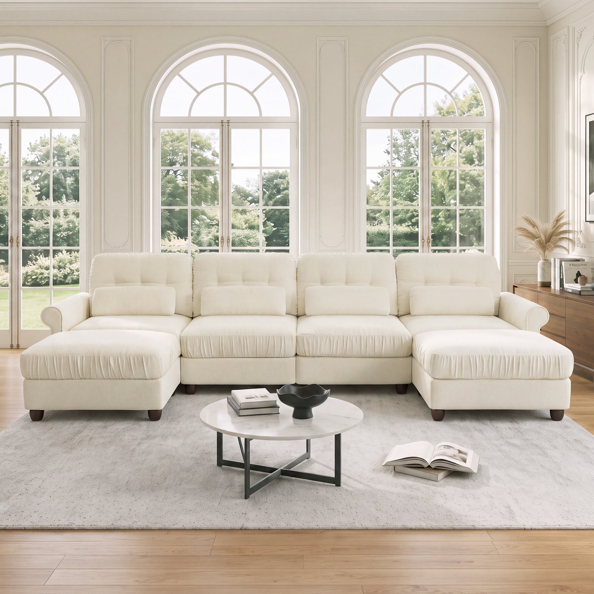 Roselle Classic Chenille Modular Sofa