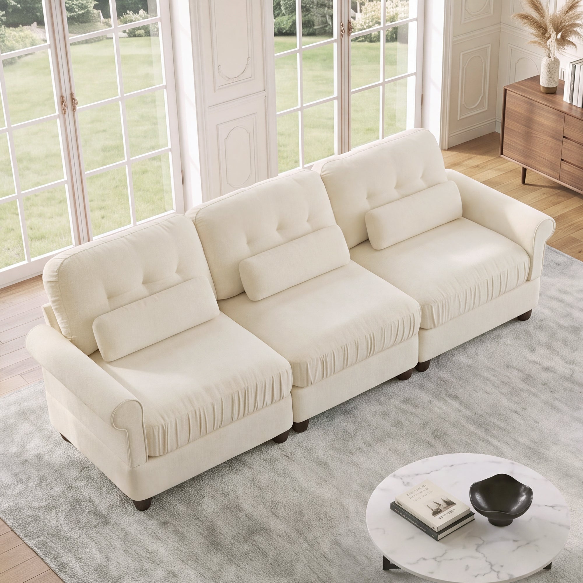 Roselle Classic Chenille Modular Sofa