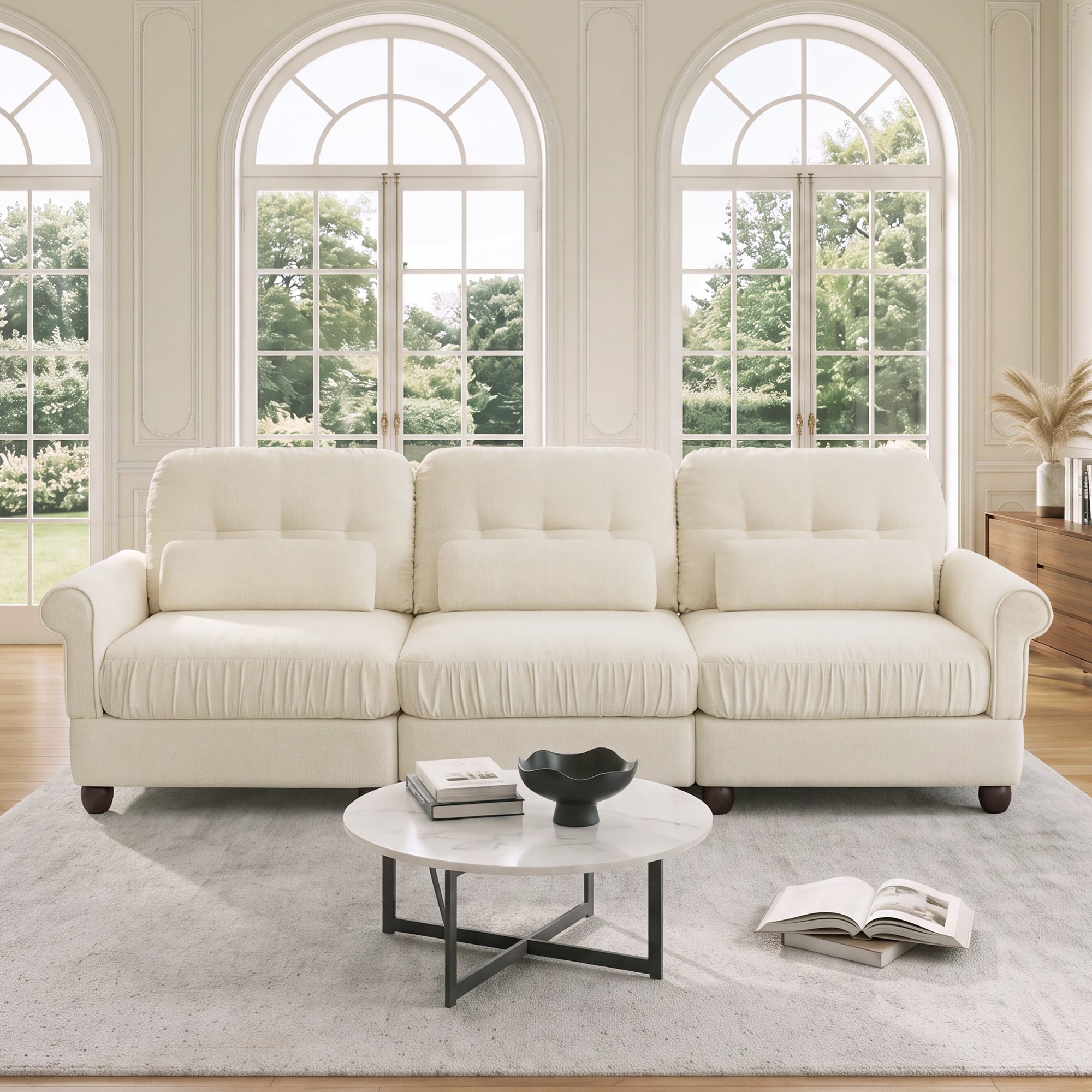 Roselle Classic Chenille Modular Sofa