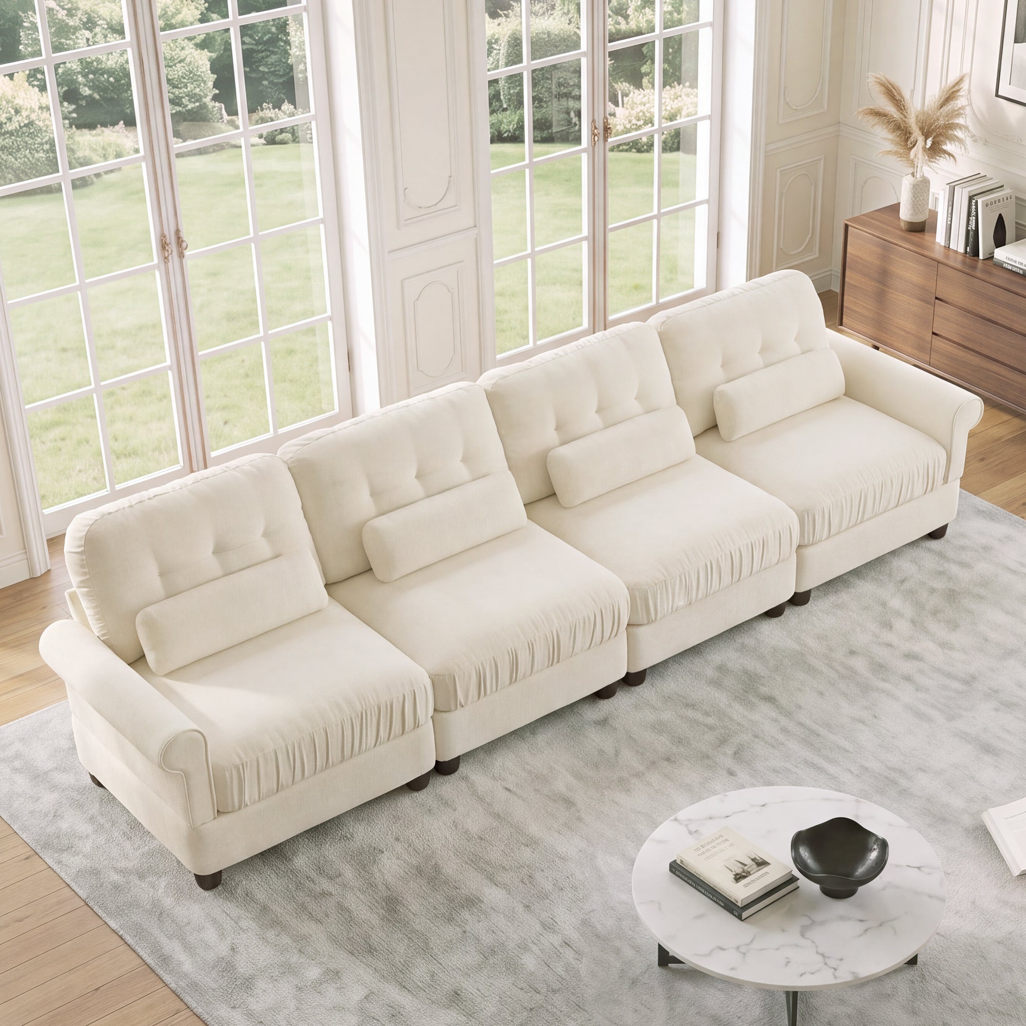 Roselle Classic Chenille Modular Sofa