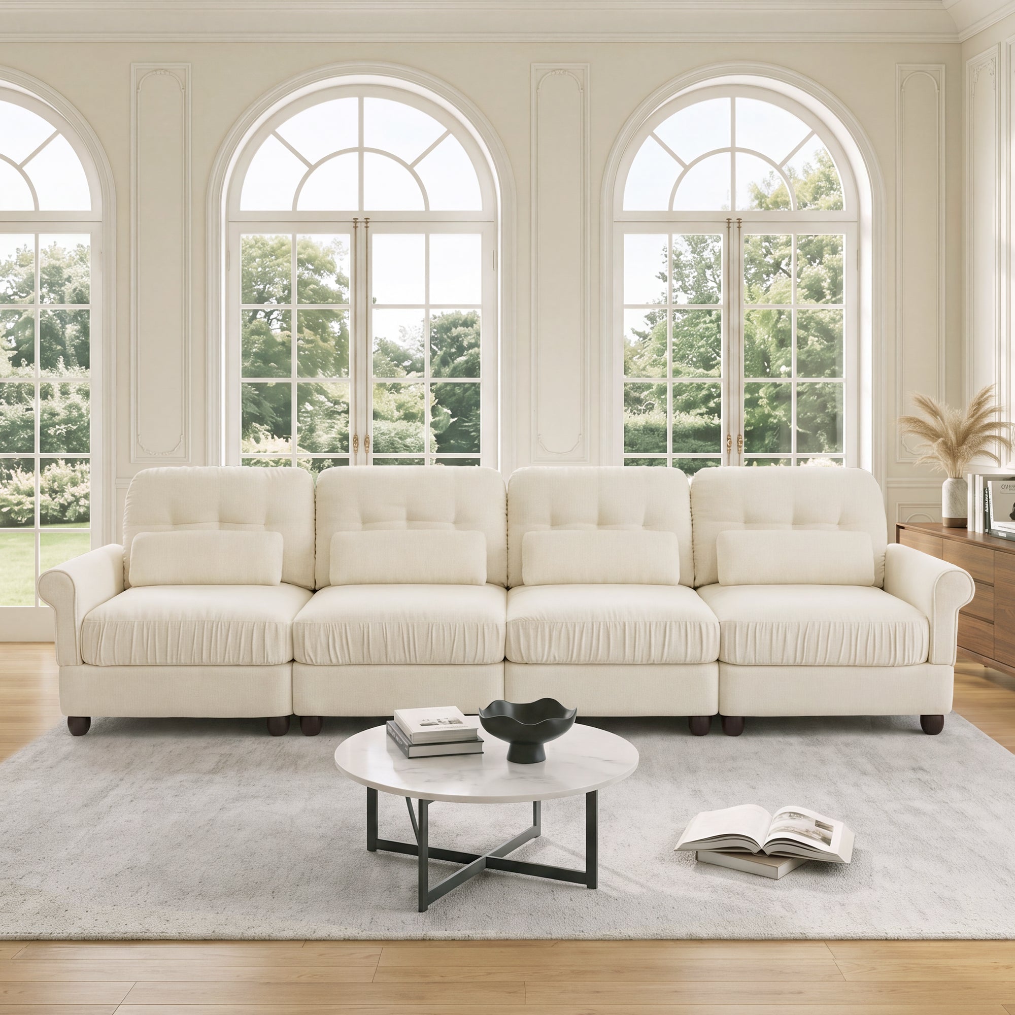 Roselle Classic Chenille Modular Sofa